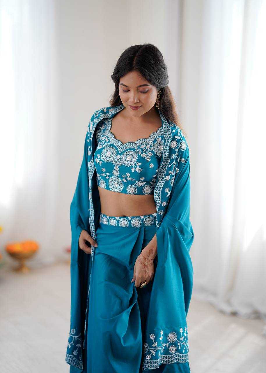 YNF Wholesale Crepe Silk Embroidered Lehenga KESH558 65 | Surat Manufacturer