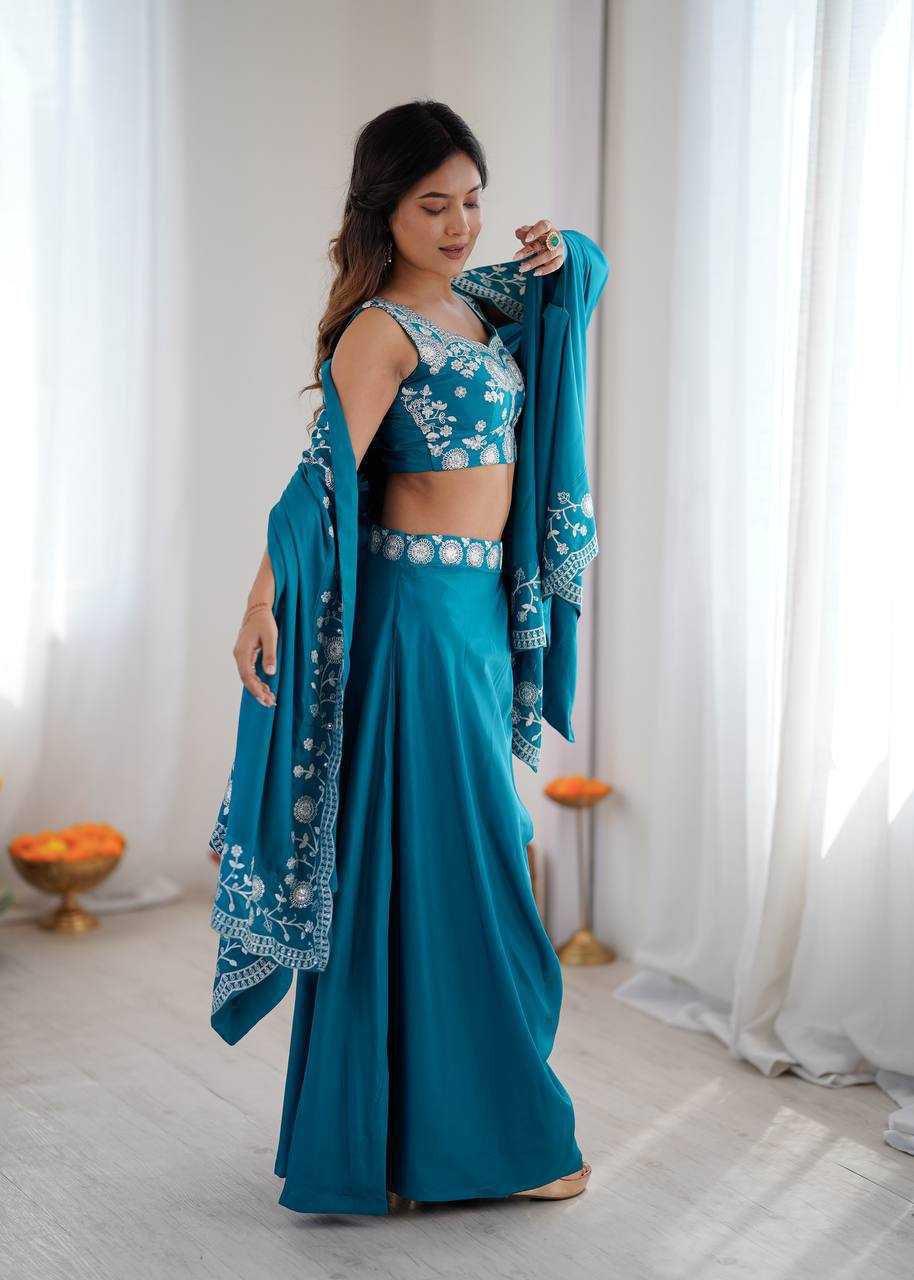 YNF Wholesale Crepe Silk Embroidered Lehenga KESH558 65 | Surat Manufacturer