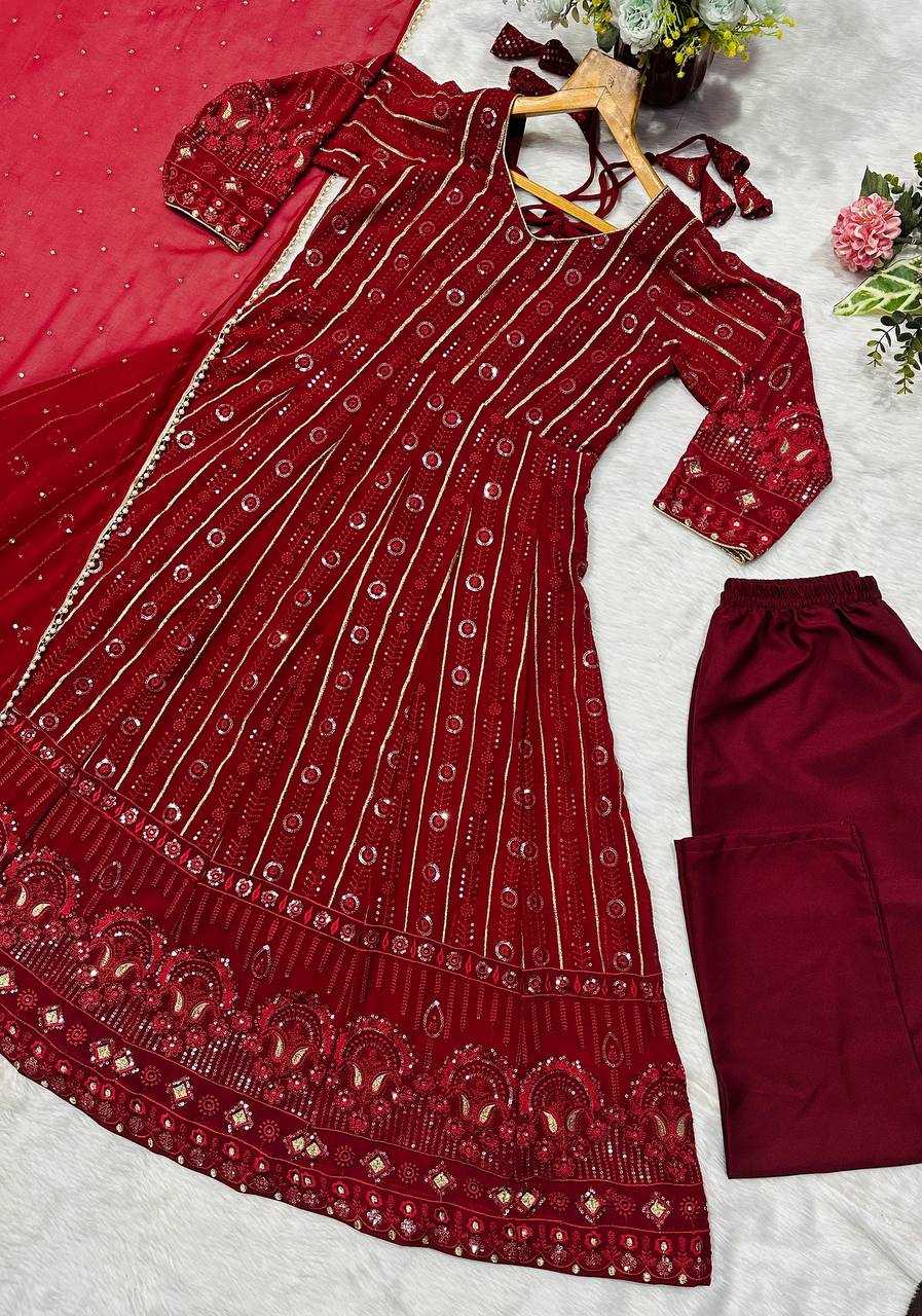 YNF Wholesale Faux Blooming Anarkali Gown KESH104 TD-6101 | Surat Manufacturer