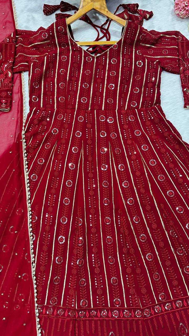 YNF Wholesale Faux Blooming Anarkali Gown KESH104 TD-6101 | Surat Manufacturer