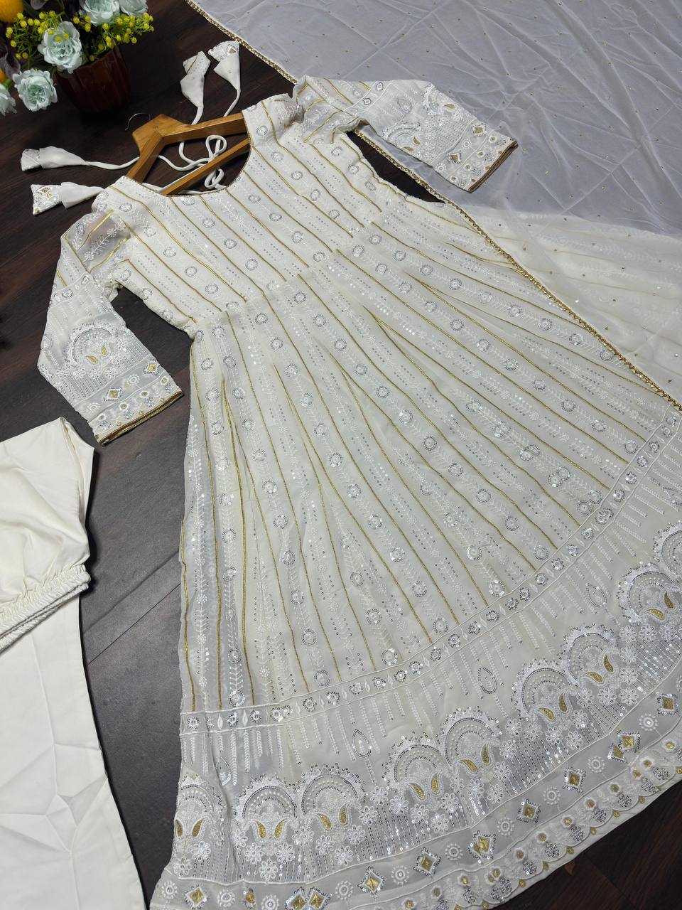 YNF Wholesale Faux Blooming Anarkali Gown KESH104 TD-6101 | Surat Manufacturer