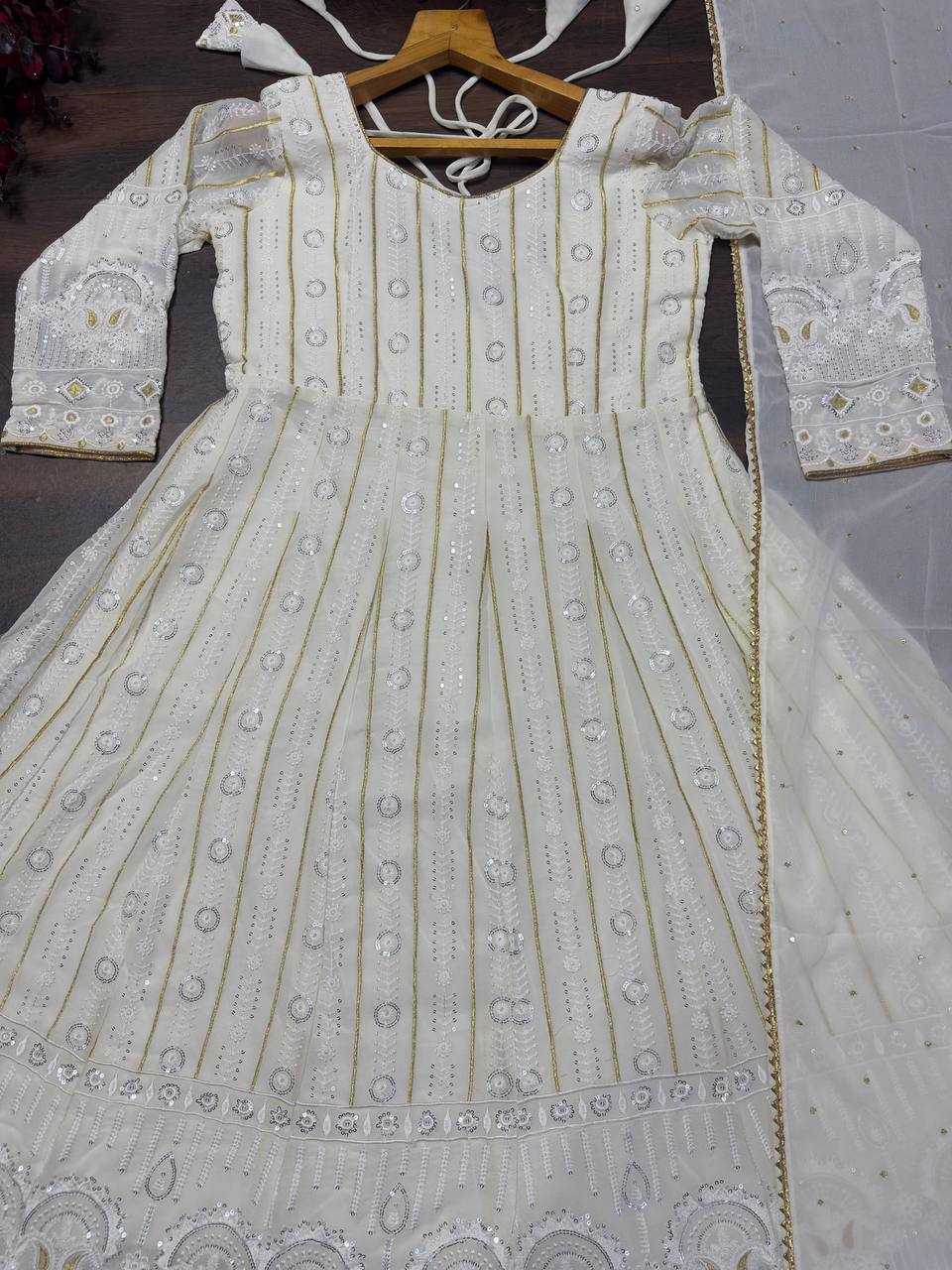 YNF Wholesale Faux Blooming Anarkali Gown KESH104 TD-6101 | Surat Manufacturer