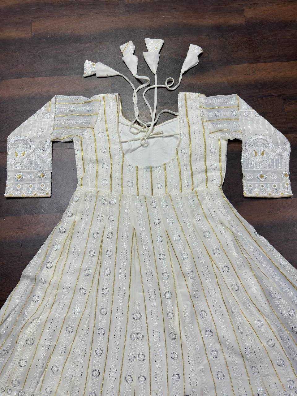 YNF Wholesale Faux Blooming Anarkali Gown KESH104 TD-6101 | Surat Manufacturer