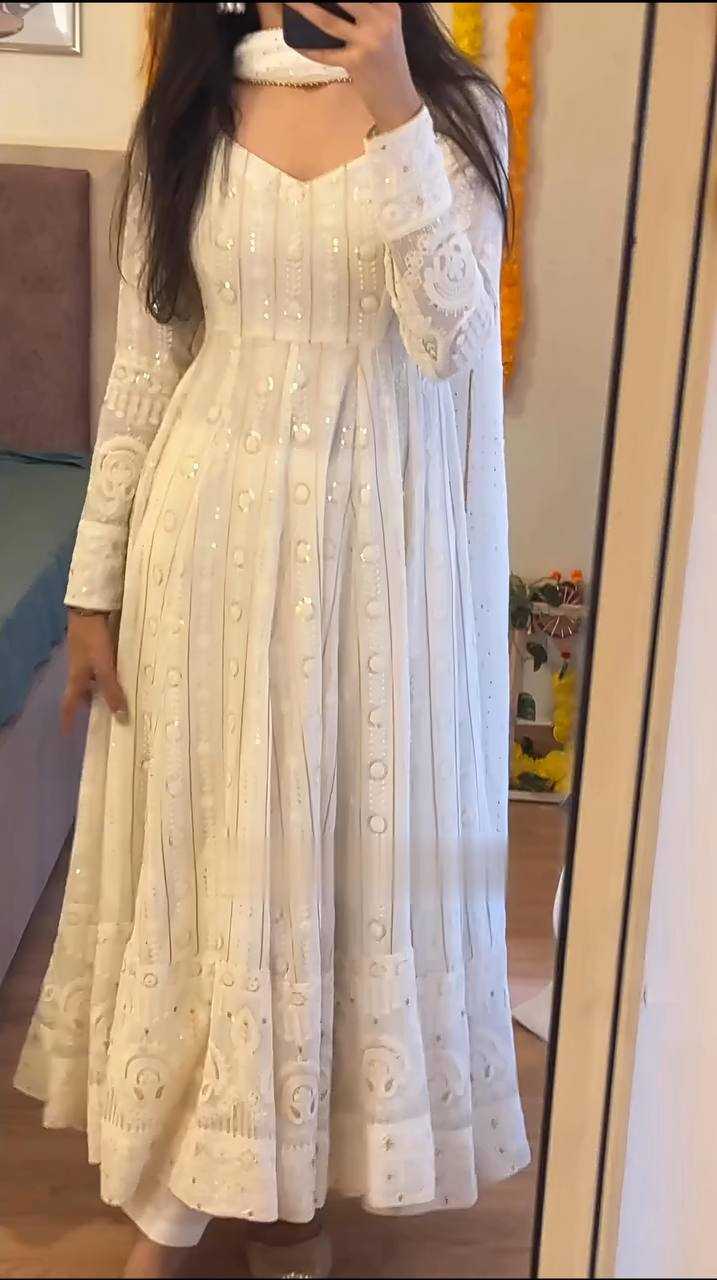 YNF Wholesale Faux Blooming Anarkali Gown KESH104 TD-6101 | Surat Manufacturer