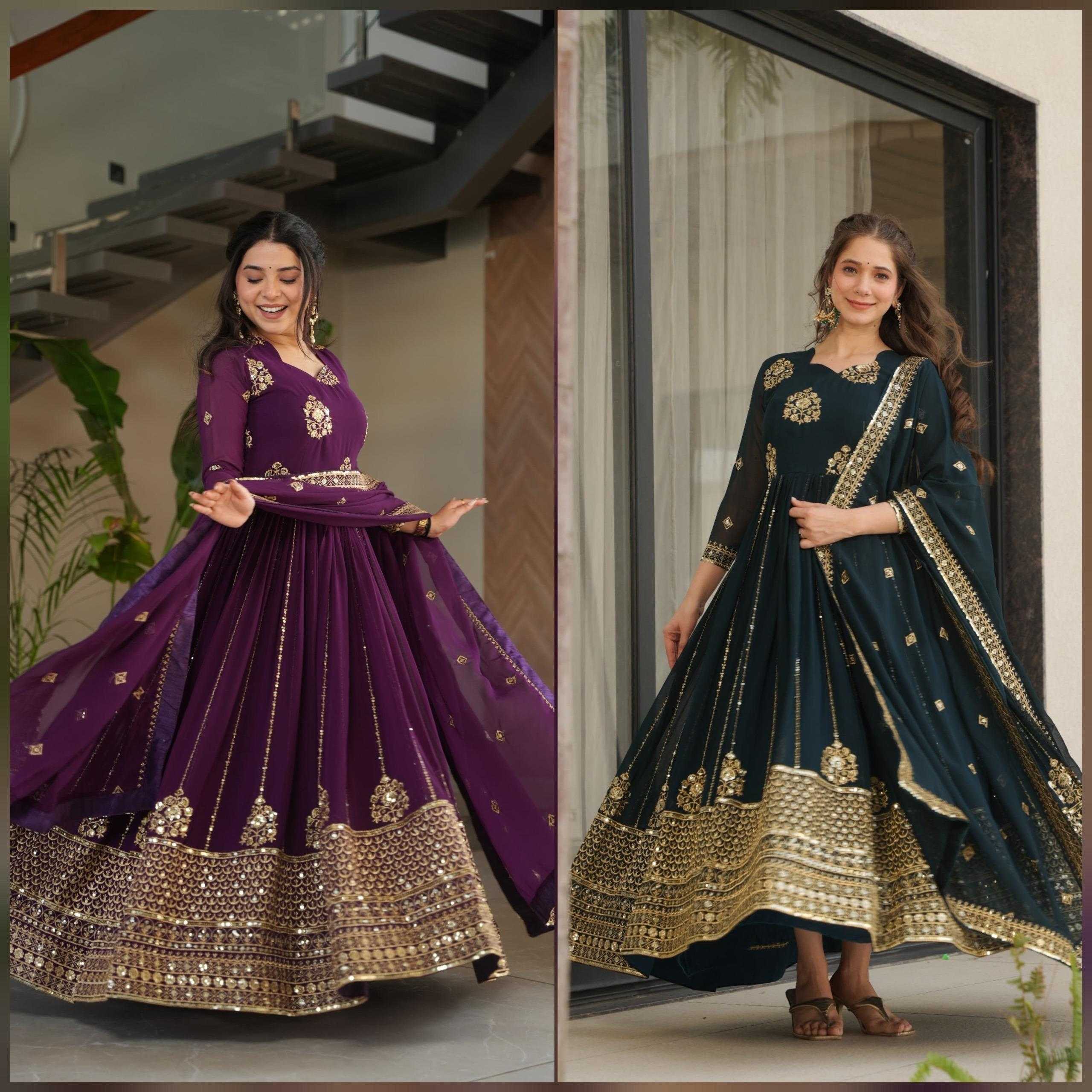 YNF Wholesale Faux Blooming Designer Gowns KESH491 9262 | Surat Manufacturer