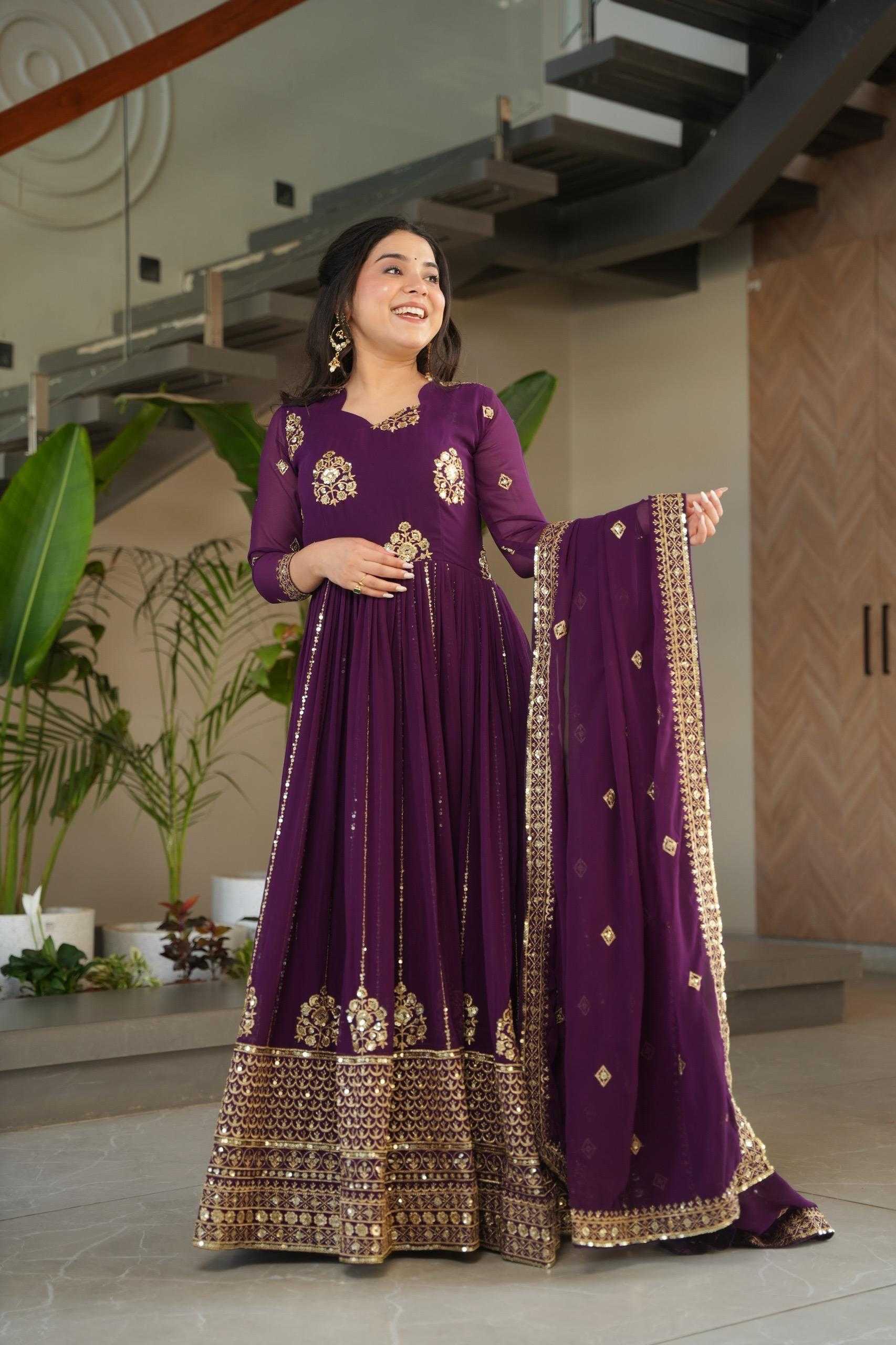 YNF Wholesale Faux Blooming Designer Gowns KESH491 9262 | Surat Manufacturer