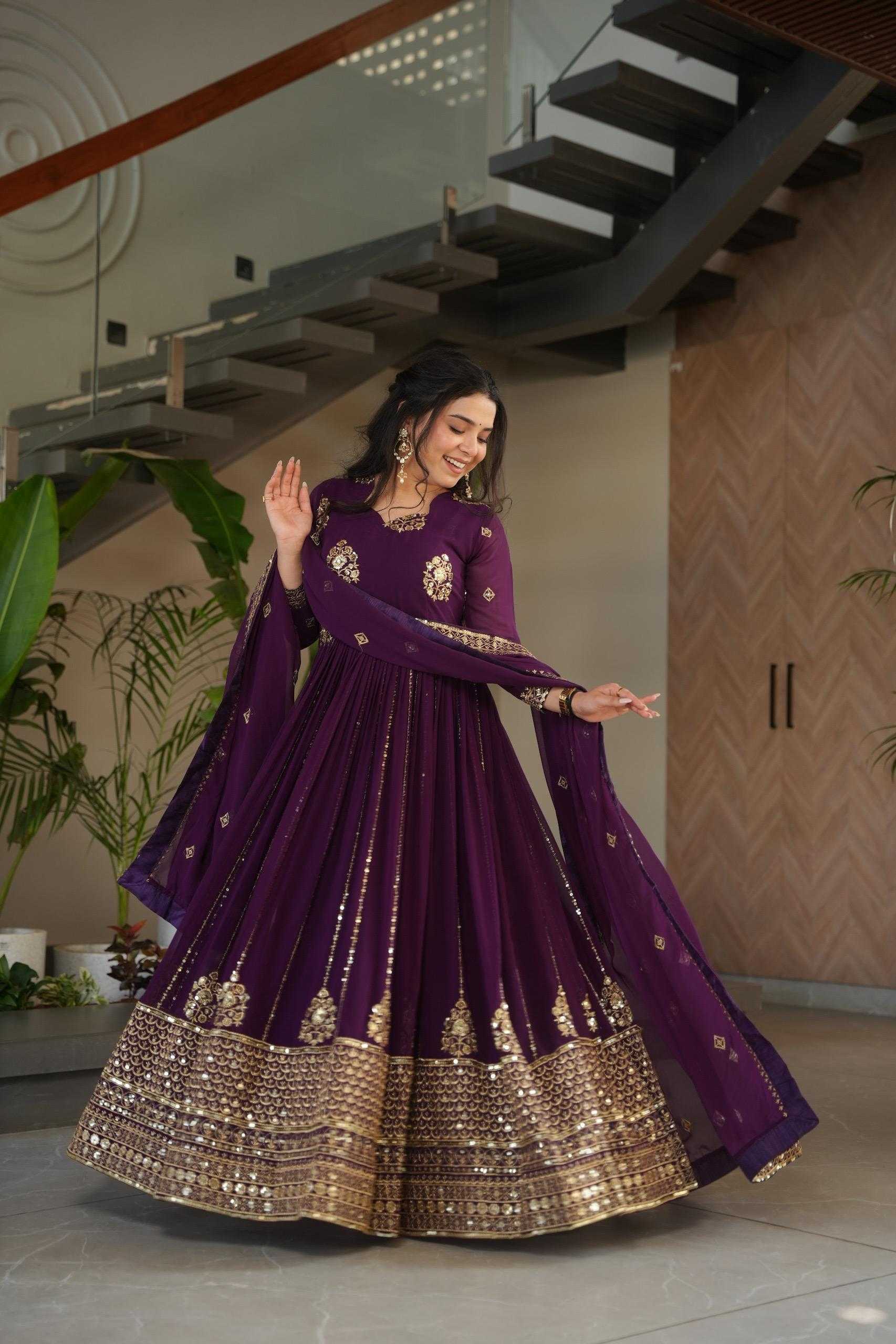 YNF Wholesale Faux Blooming Designer Gowns KESH491 9262 | Surat Manufacturer