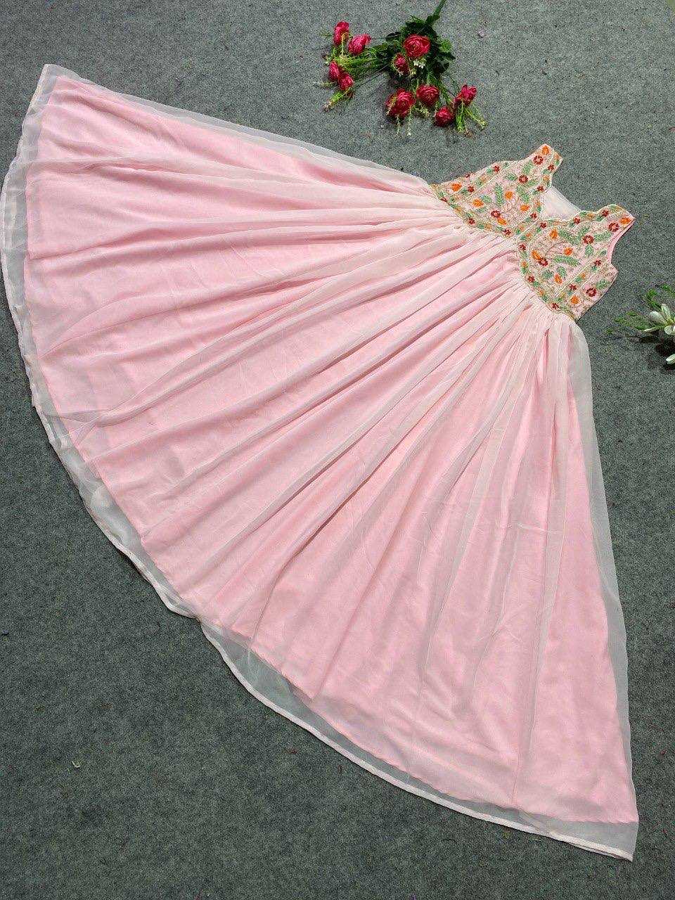 YNF Wholesale Faux Georgette Georgette Gown KESH526 2046 | Surat Manufacturer