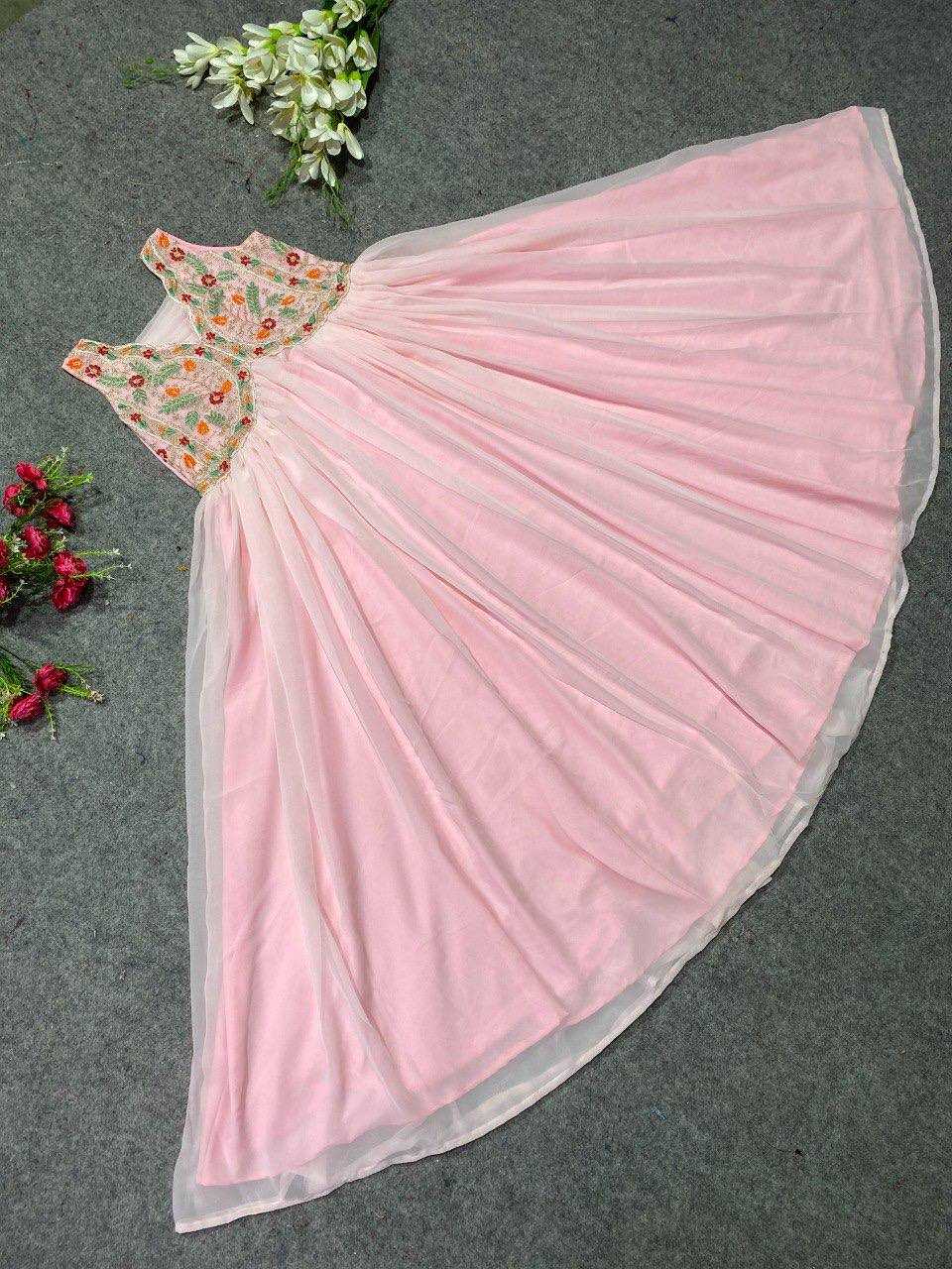 YNF Wholesale Faux Georgette Georgette Gown KESH526 2046 | Surat Manufacturer
