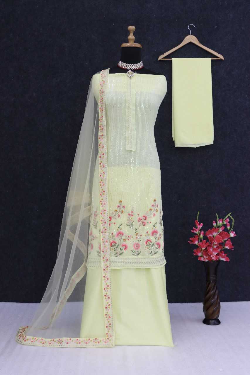 YNF Wholesale Faux Georgette Sharara Salwar Suits KESH745 1043 | Surat Manufacturer
