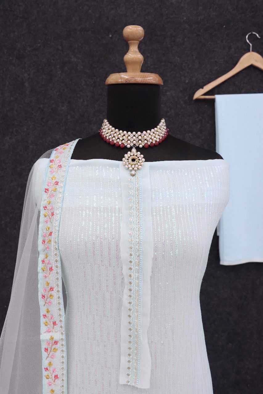 YNF Wholesale Faux Georgette Sharara Salwar Suits KESH745 1043 | Surat Manufacturer