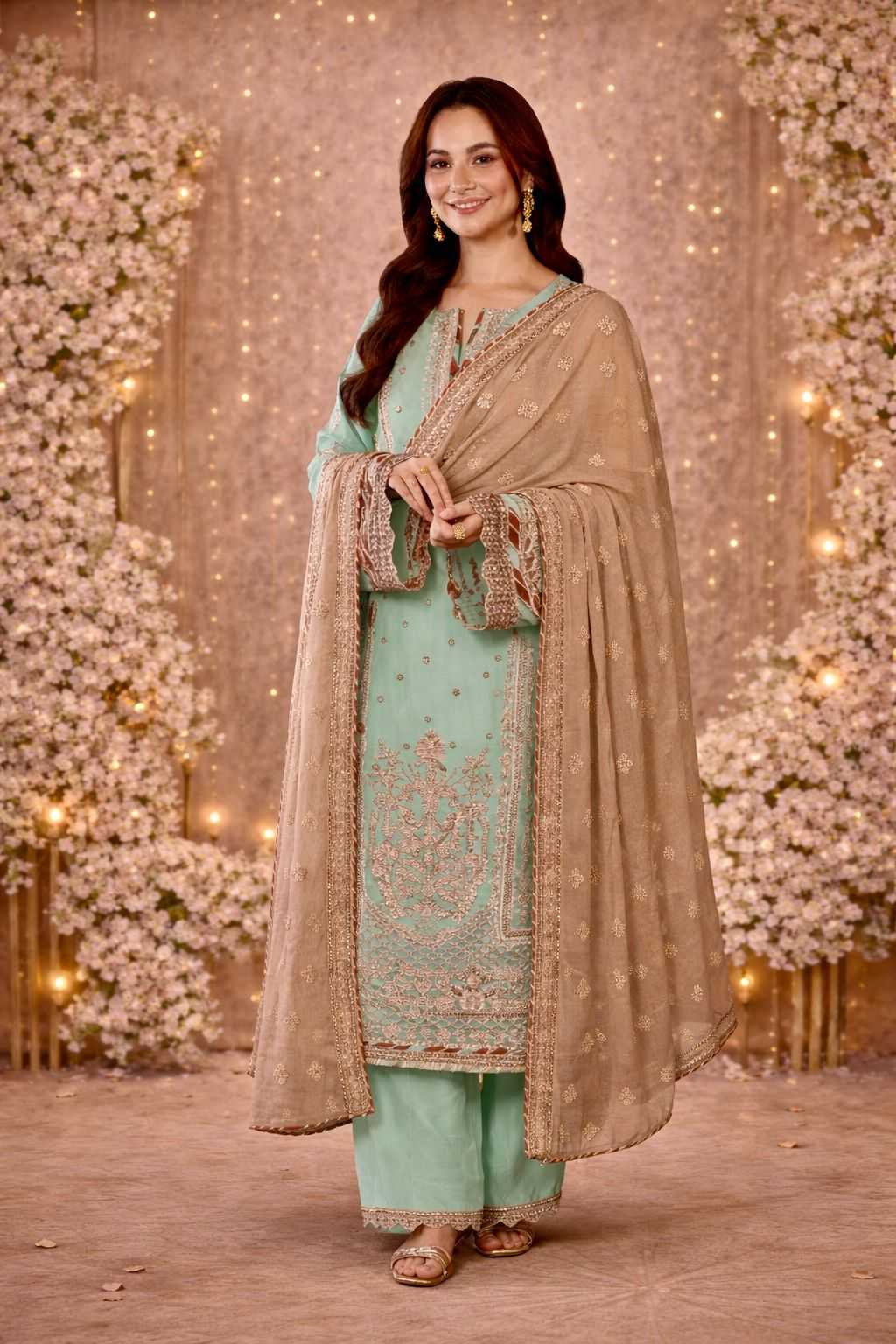YNF Wholesale Faux Georgette Georgette Suit KESH745 1301 | Surat Manufacturer