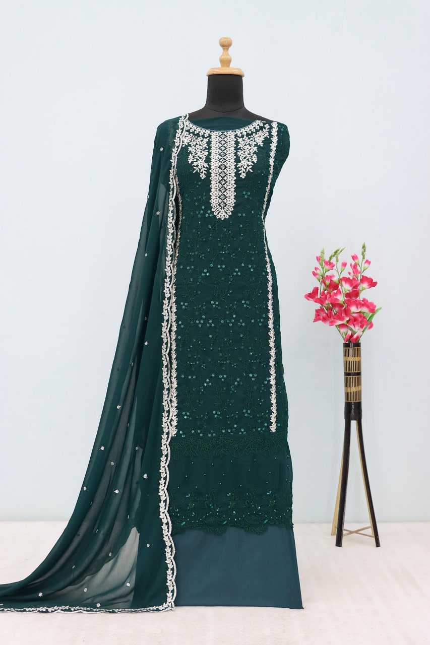YNF Wholesale Faux Georgette Unstitched Suits RIN236 1302 | Surat Manufacturer