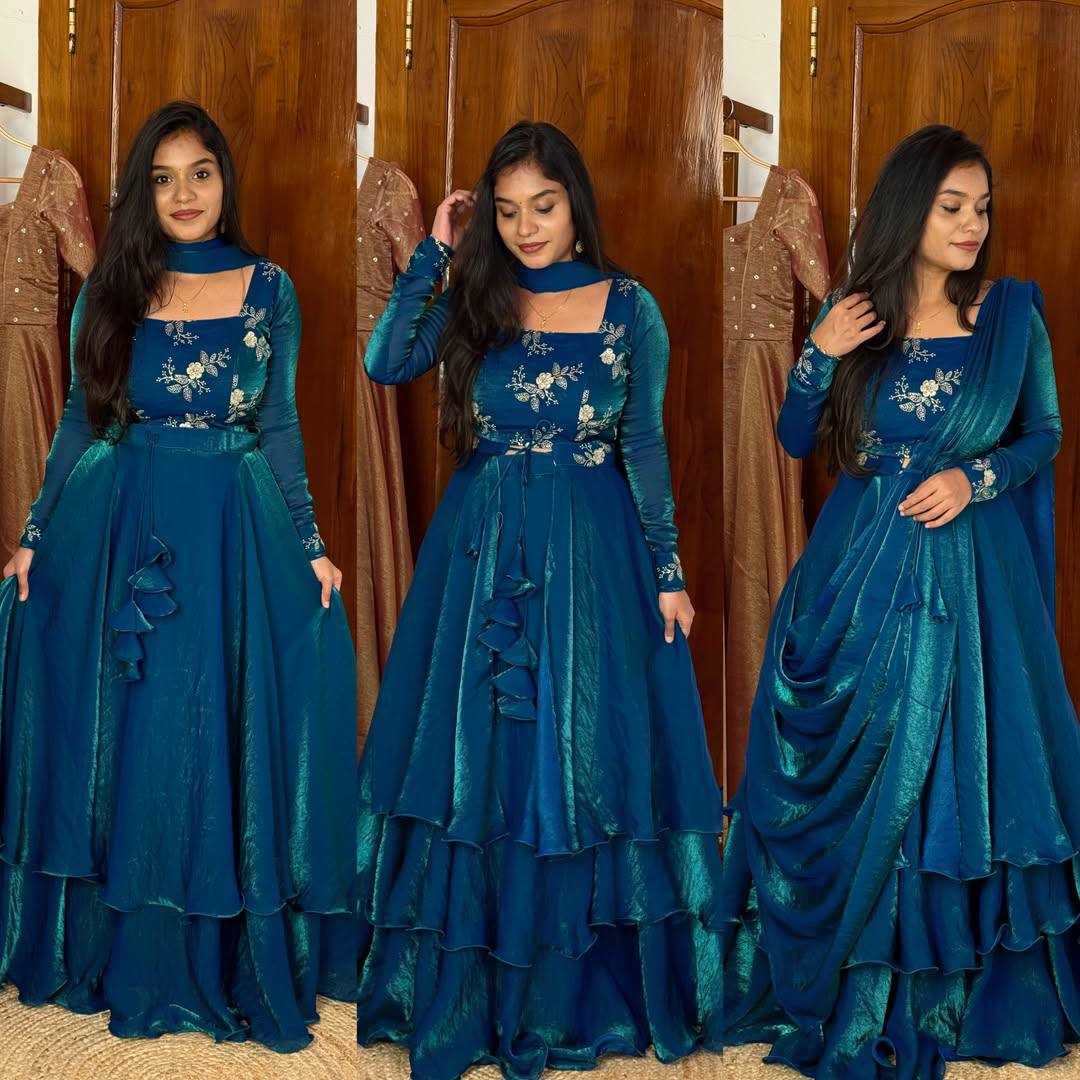 YNF Wholesale FENDY Embroidery Gowns KESH104 TD-6100 | Surat Manufacturer