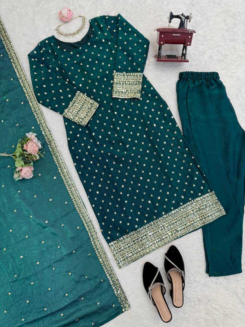 YNF Wholesale FENDY Printed Suits RIN133 1580 | Surat Manufacturer