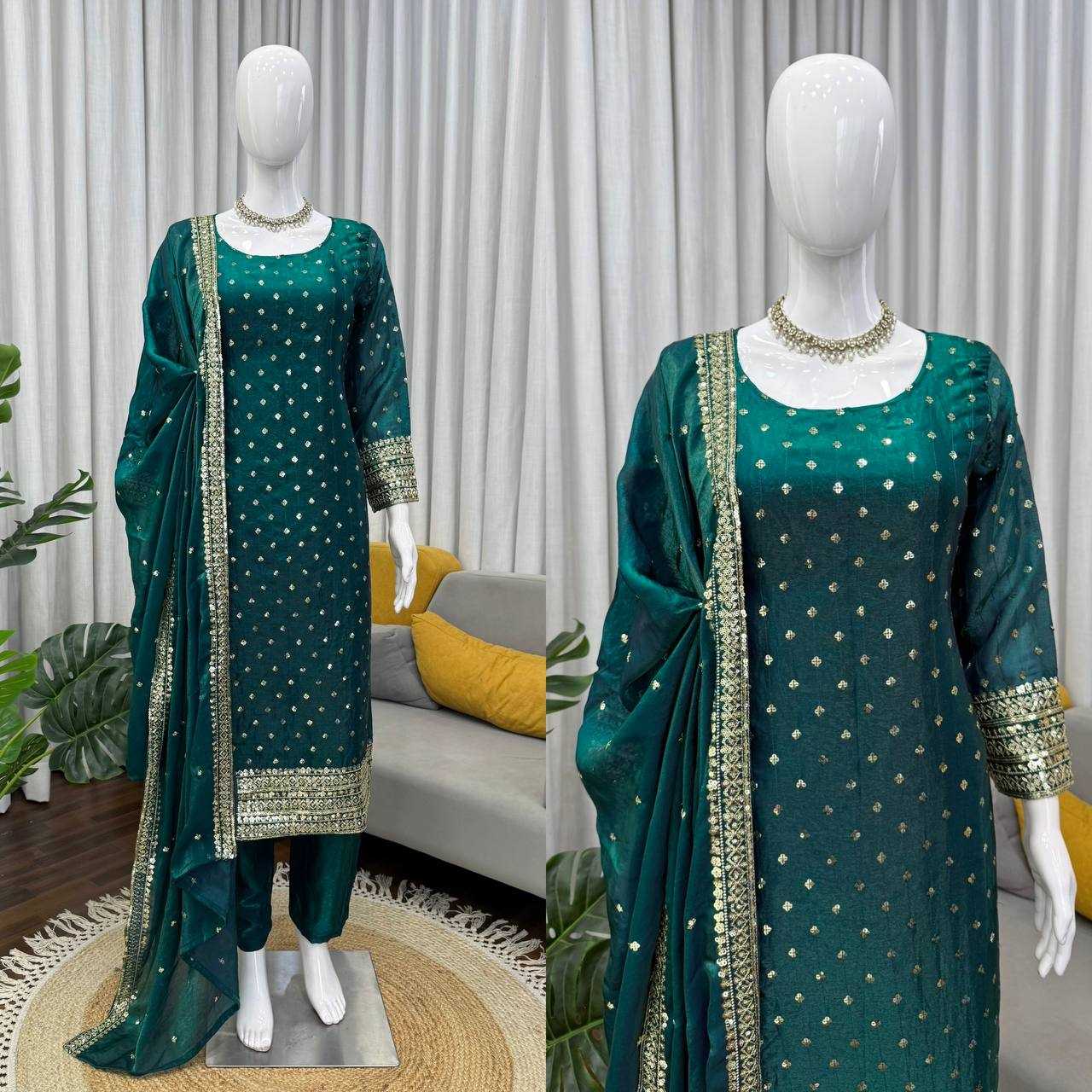 YNF Wholesale FENDY Printed Suits RIN133 1580 | Surat Manufacturer