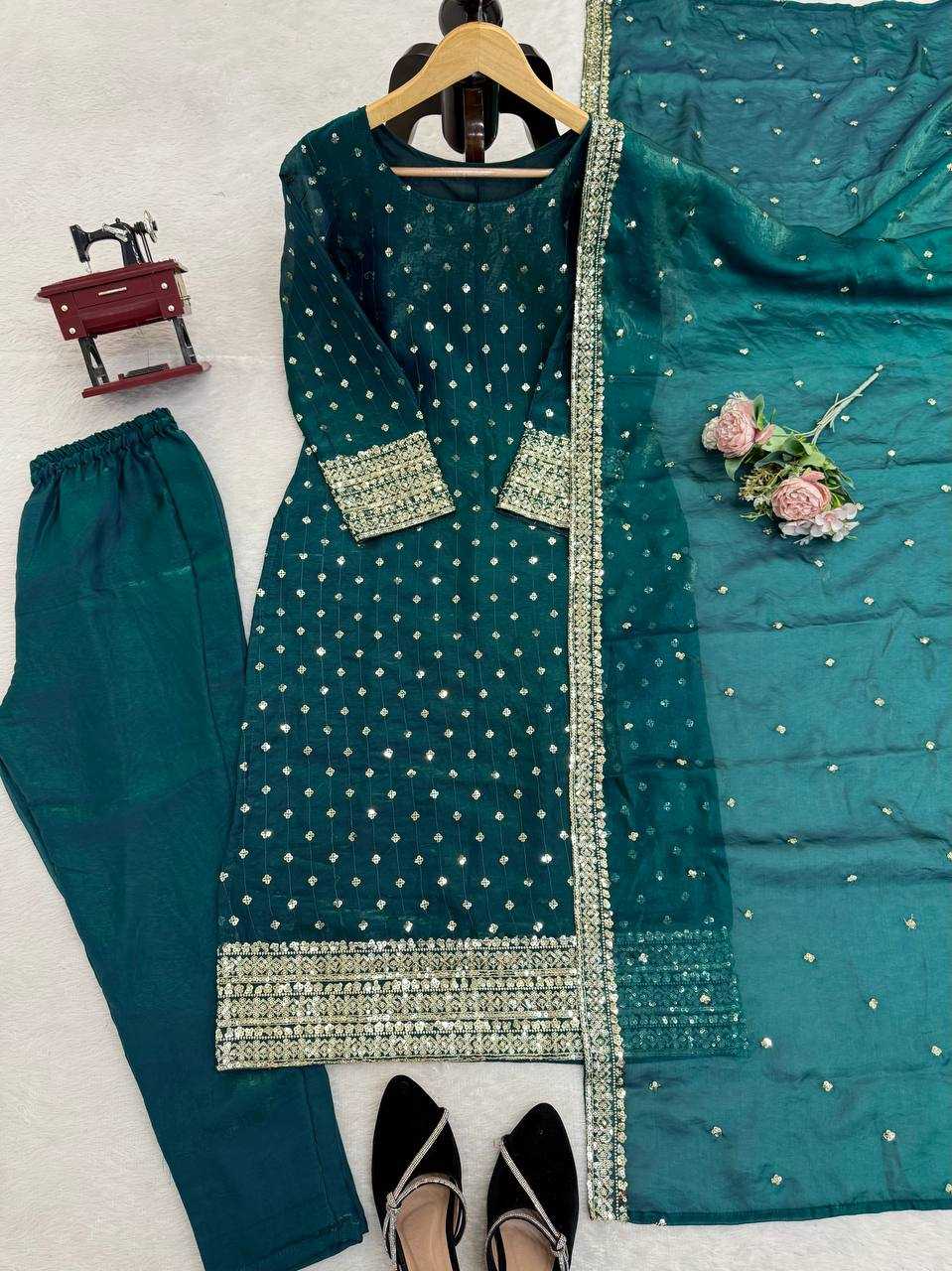 YNF Wholesale FENDY Printed Suits RIN133 1580 | Surat Manufacturer