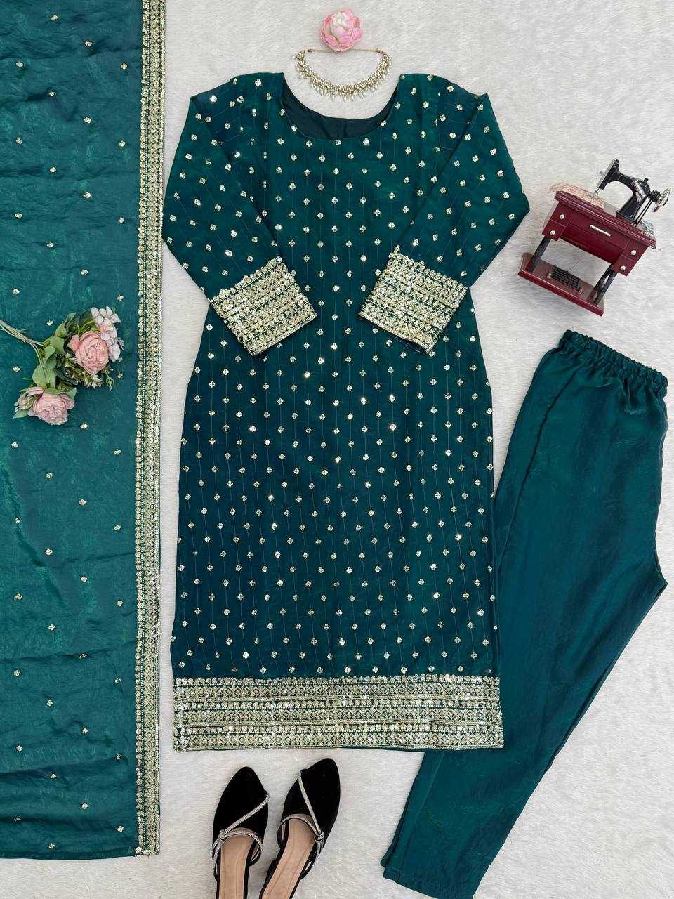 YNF Wholesale FENDY Printed Suits RIN133 1580 | Surat Manufacturer
