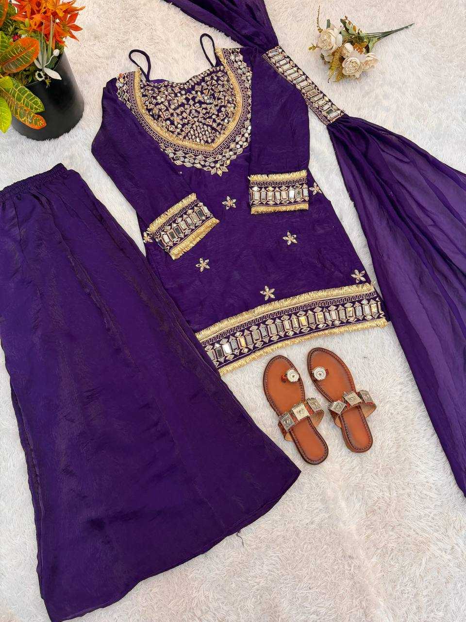 YNF Wholesale FENDY Palazzo Suit KESH499 | Surat Manufacturer