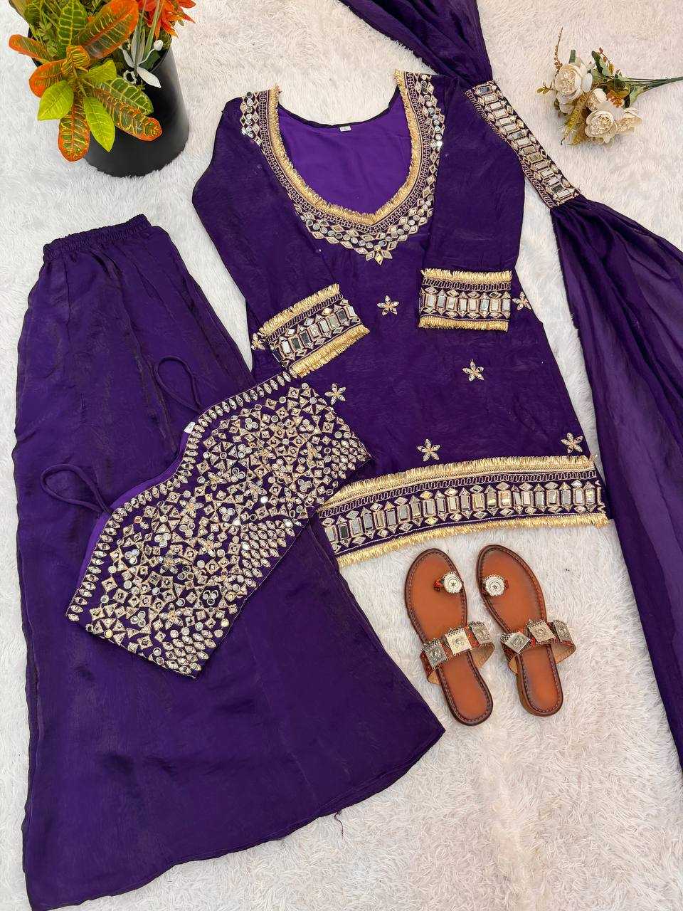 YNF Wholesale FENDY Palazzo Suit KESH499 | Surat Manufacturer