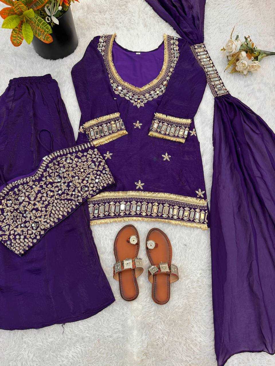 YNF Wholesale FENDY Palazzo Suit KESH499 | Surat Manufacturer