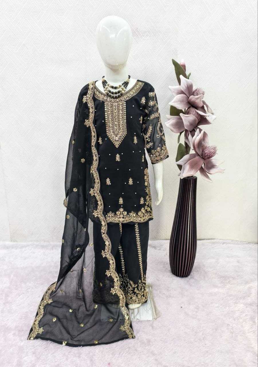 YNF Wholesale Georgette Kids Co-ord Set KESH461 242 | Surat Manufacturer