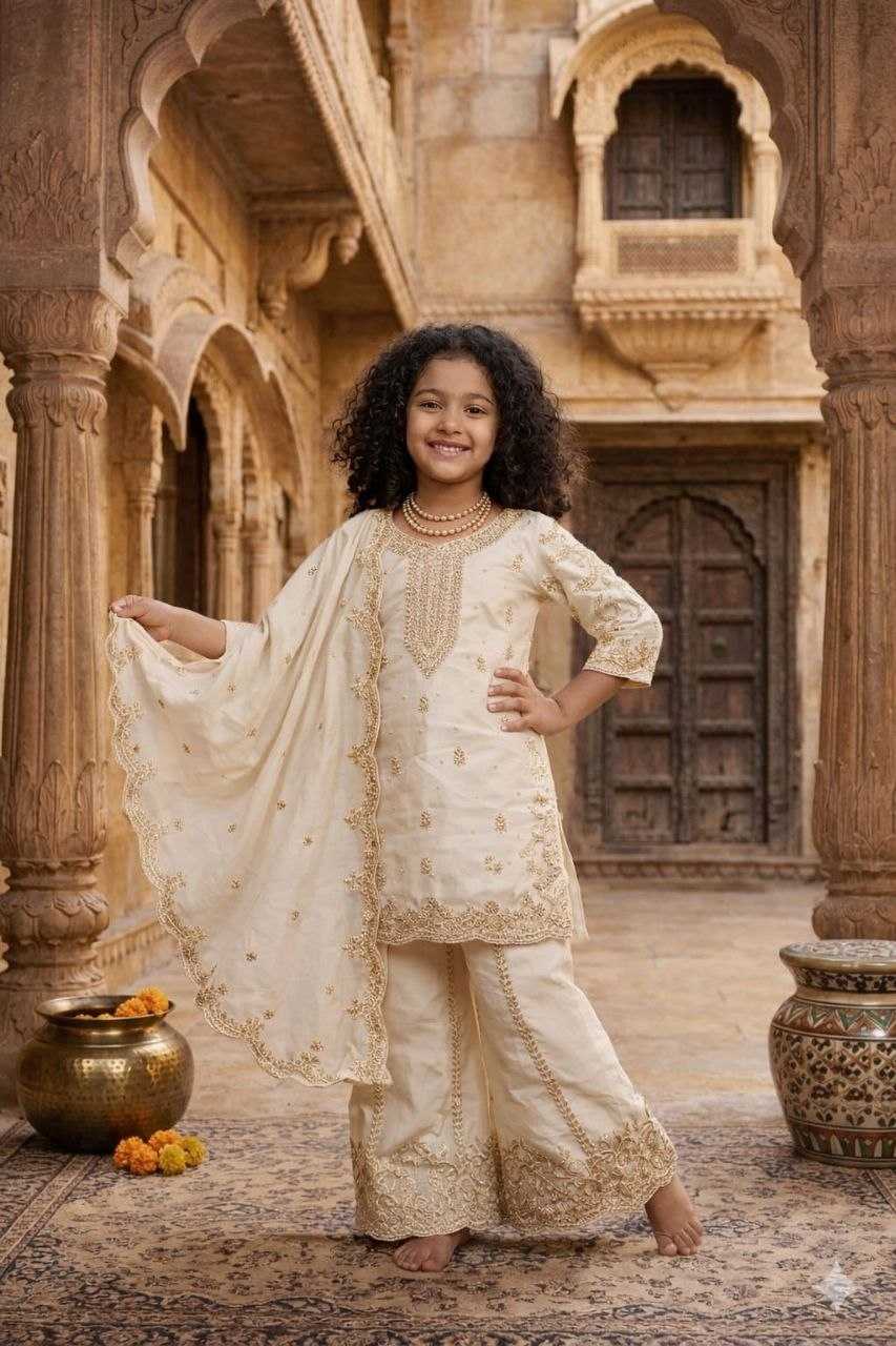 YNF Wholesale Georgette Kids Co-ord Set KESH461 242 | Surat Manufacturer