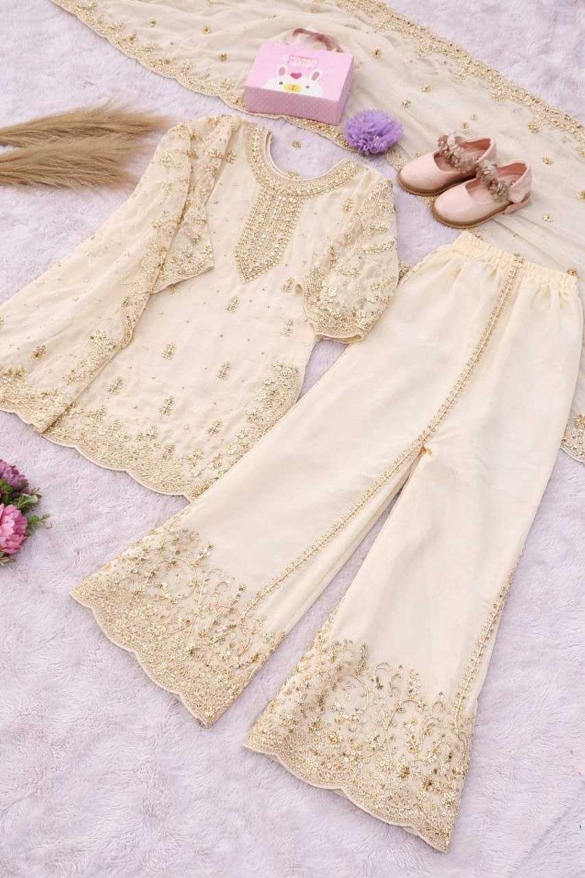 YNF Wholesale Georgette Kids Co-ord Set KESH461 242 | Surat Manufacturer