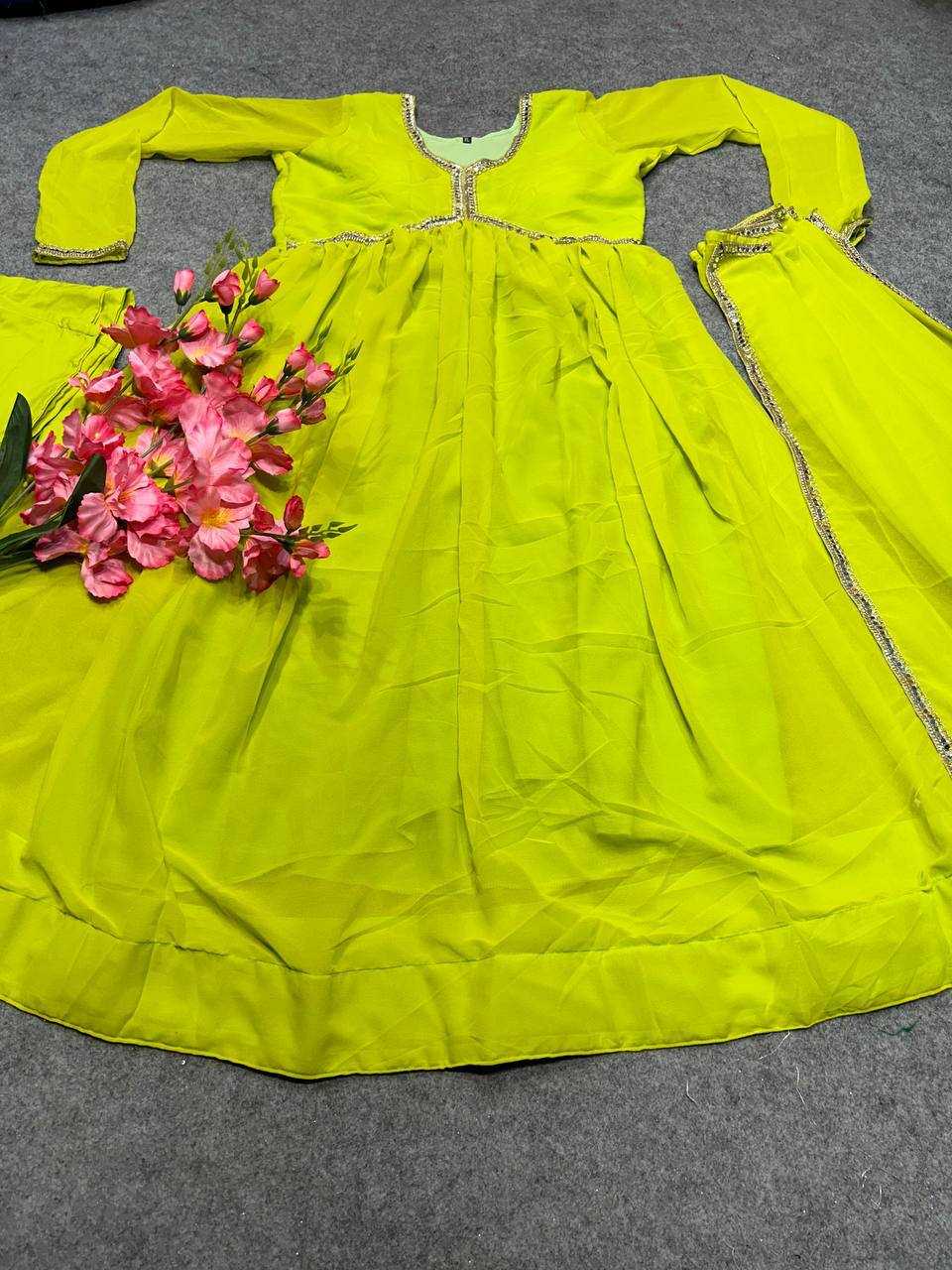 YNF Wholesale Georgette Fancy Gowns KESH526 G36 | Surat Manufacturer