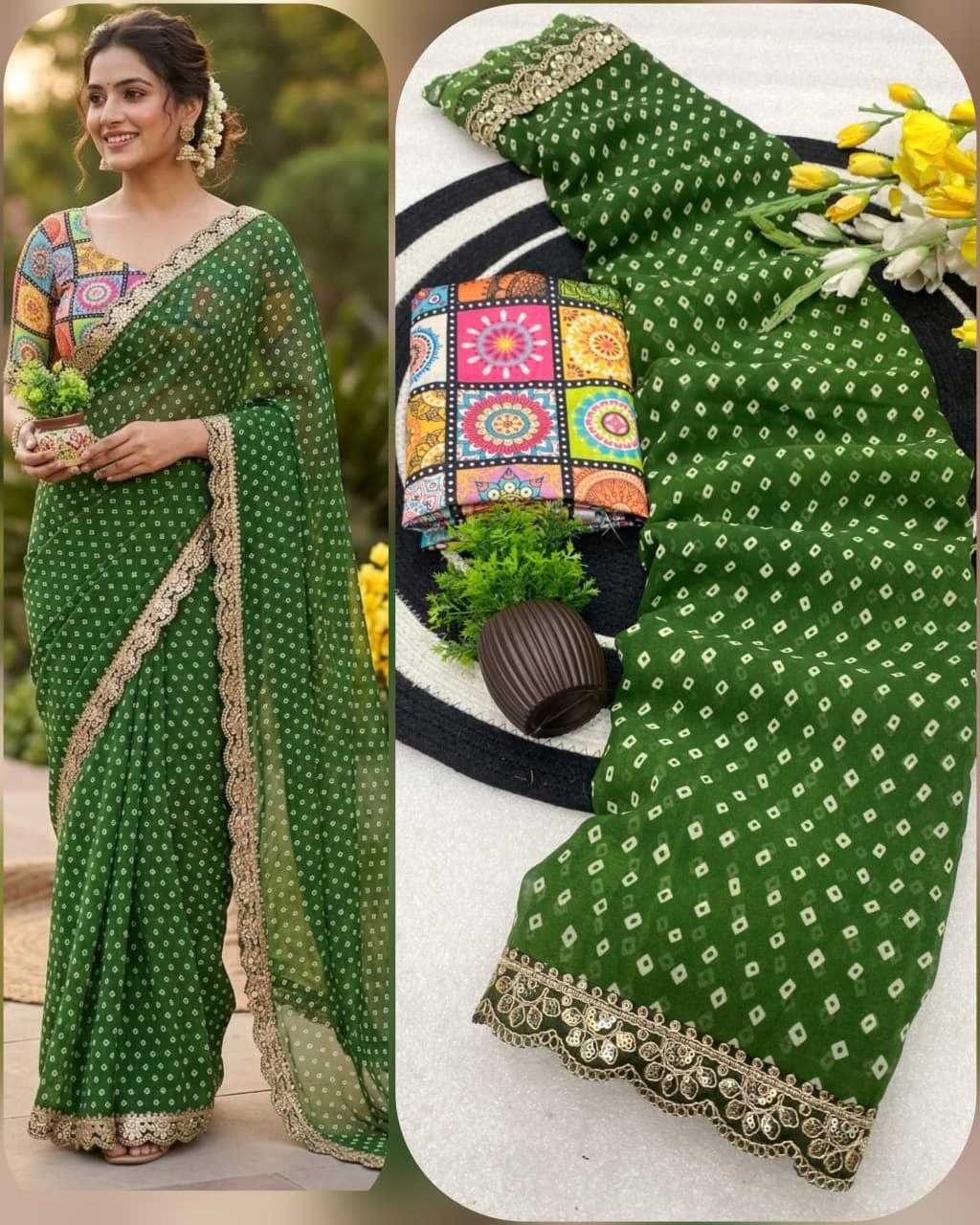 YNF Wholesale Georgette Printed Sarees KESH554 SOMYA | Surat Manufacturer