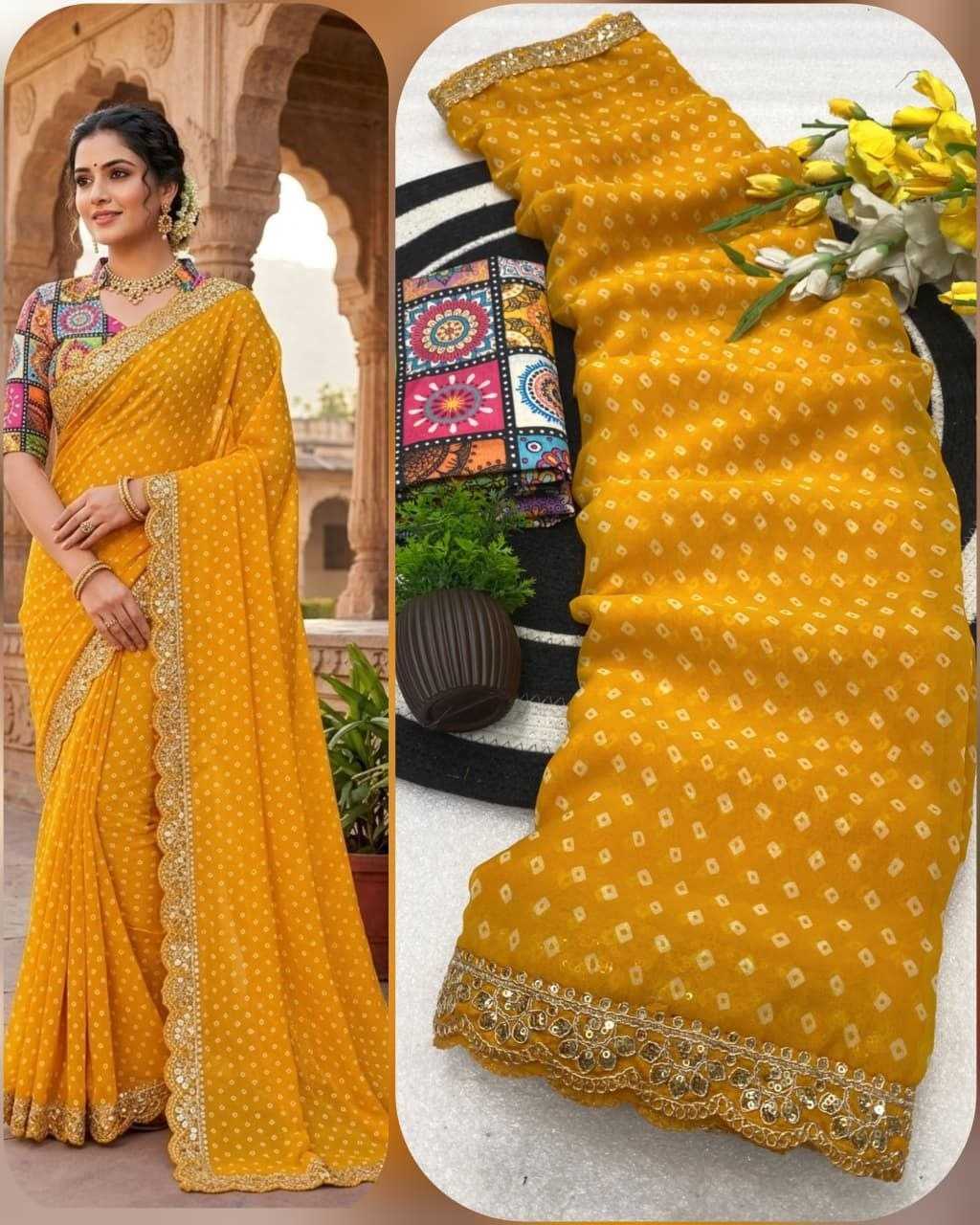 YNF Wholesale Georgette Printed Sarees KESH554 SOMYA | Surat Manufacturer