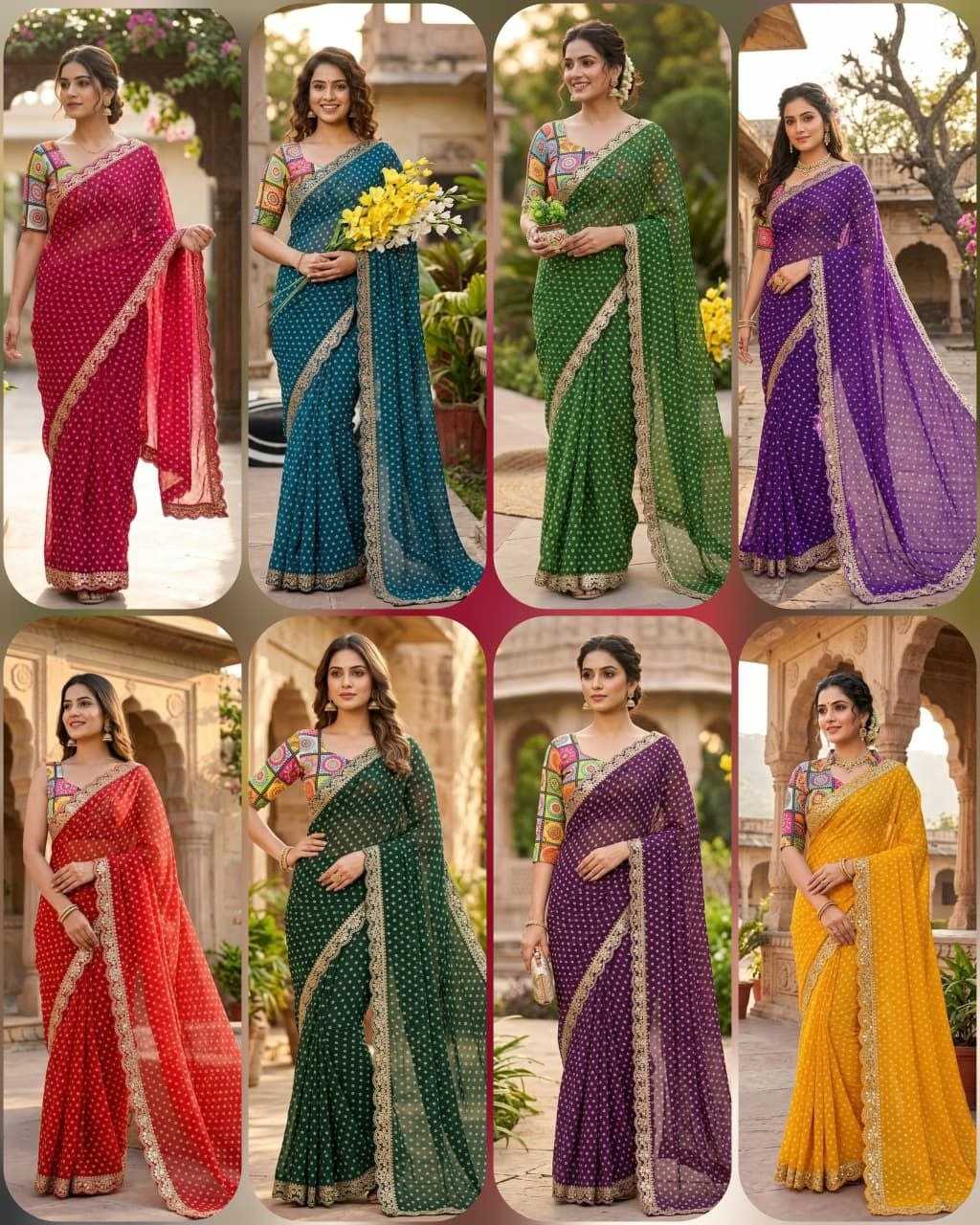 YNF Wholesale Georgette Printed Sarees KESH554 SOMYA | Surat Manufacturer
