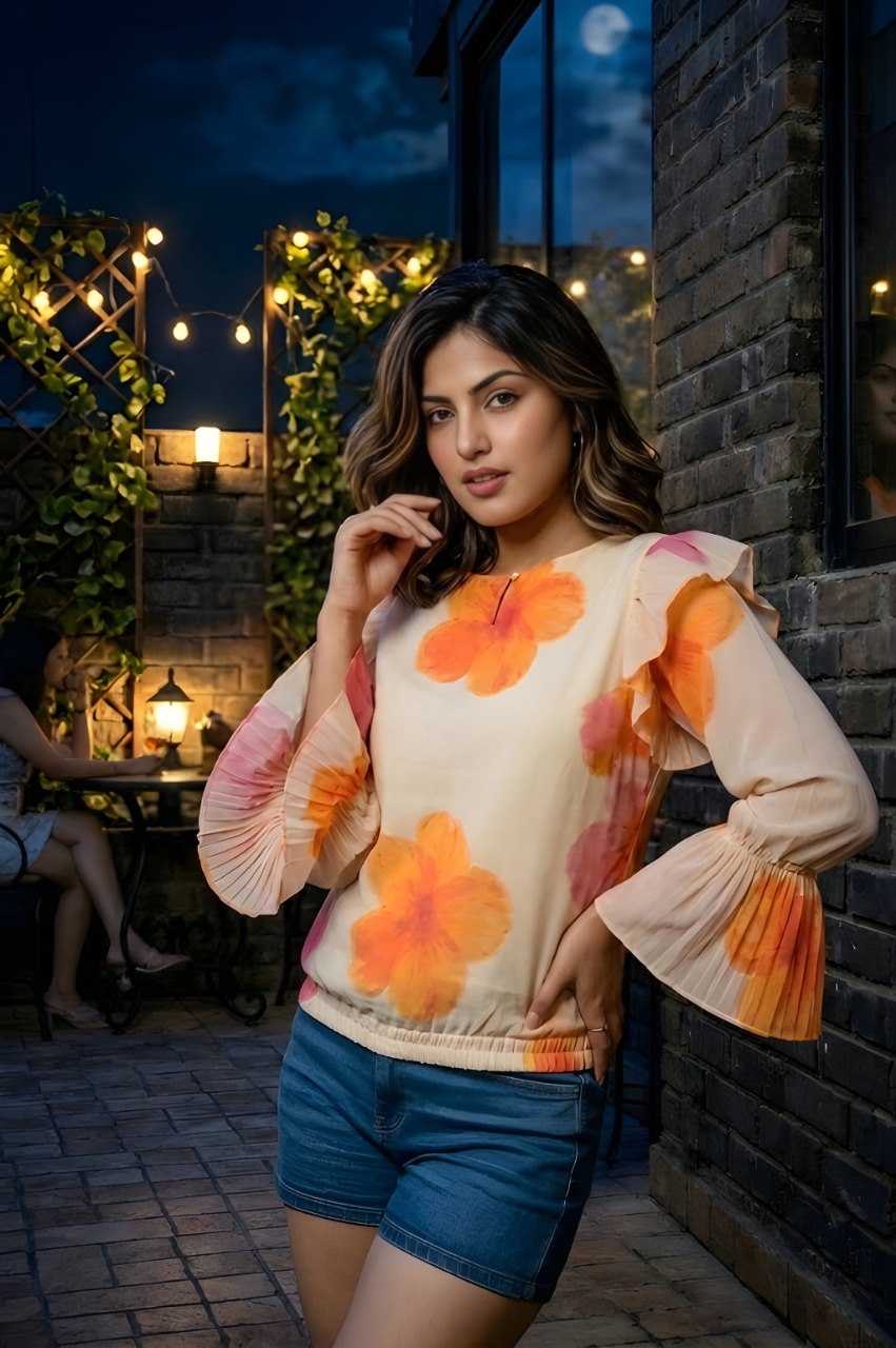 YNF Wholesale Georgette Tops KESH559 427 | Surat Manufacturer