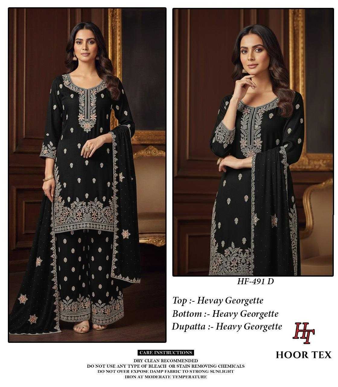 YNF Wholesale Georgette Embroidery Suits KESH677 HF-491 | Surat Manufacturer