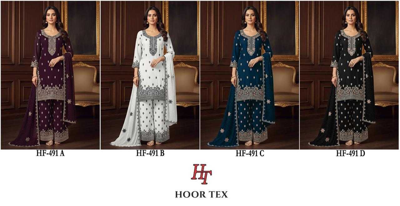 YNF Wholesale Georgette Embroidery Suits KESH677 HF-491 | Surat Manufacturer