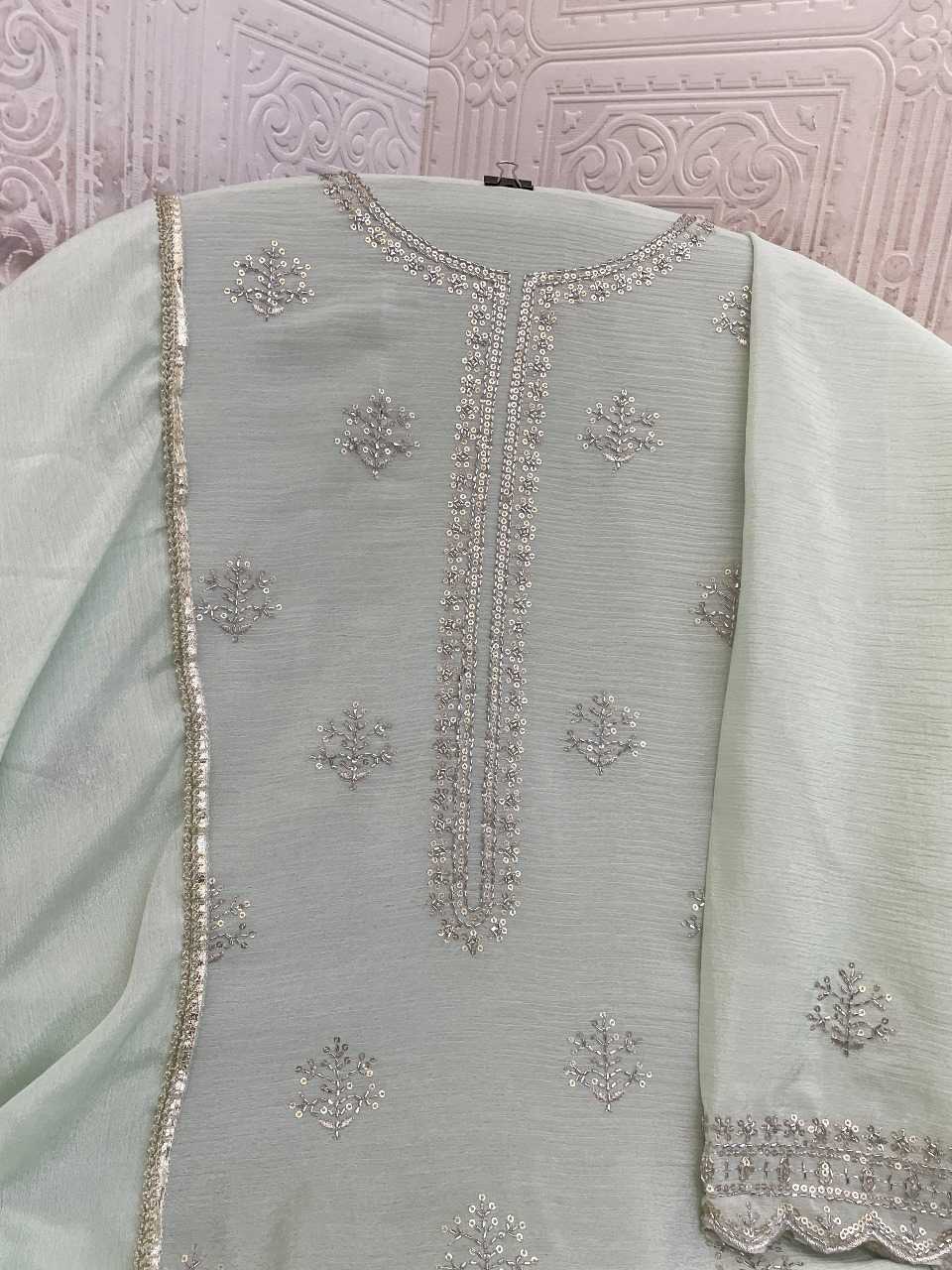 YNF Wholesale Heavy Chinnon Silk Semi Stitched Suits KESH745 1314 | Surat Manufacturer
