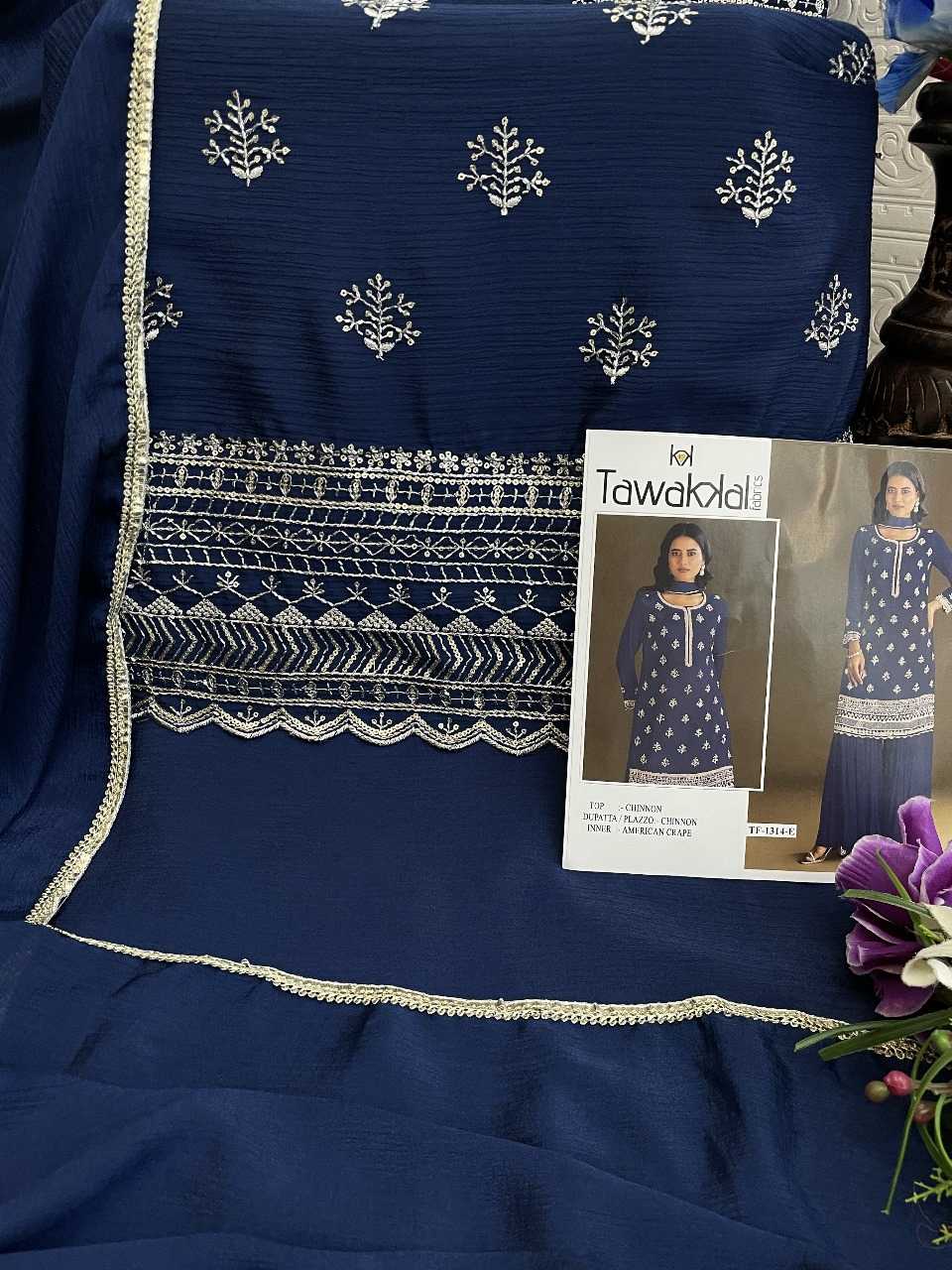 YNF Wholesale Heavy Chinnon Silk Semi Stitched Suits KESH745 1314 | Surat Manufacturer