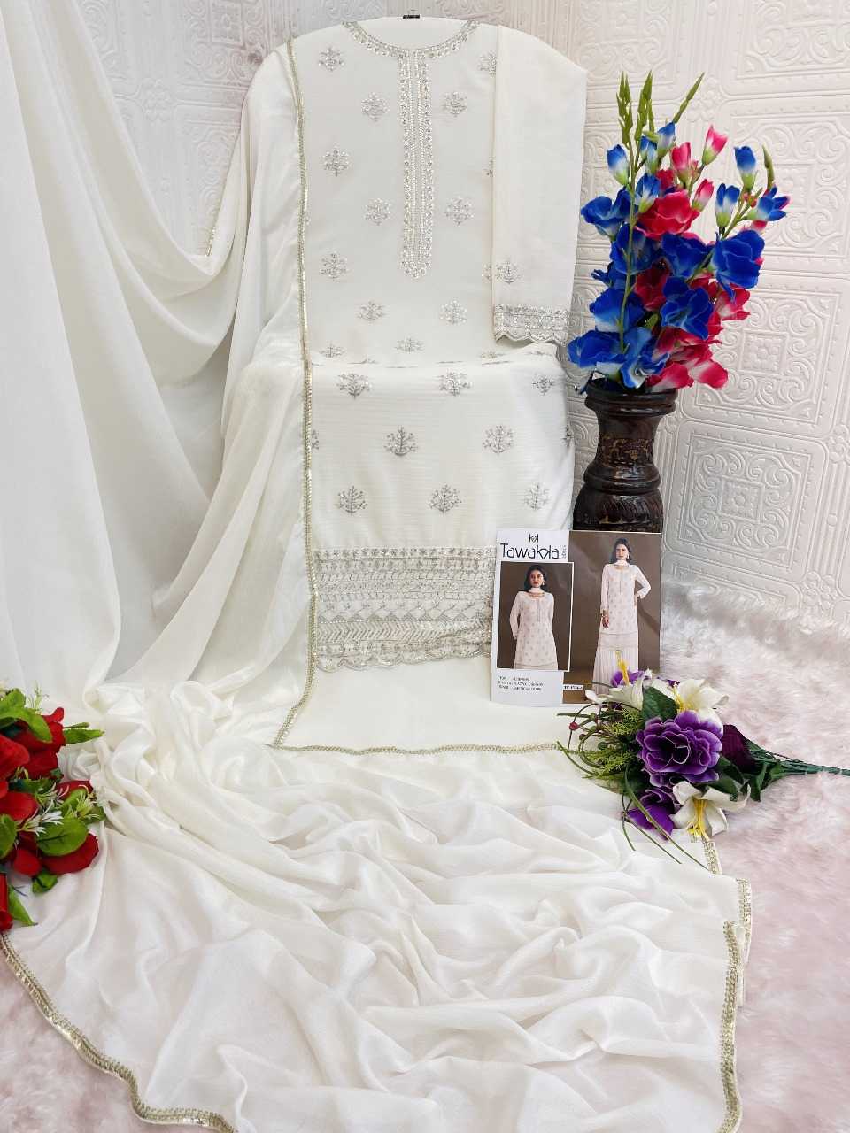 YNF Wholesale Heavy Chinnon Silk Semi Stitched Suits KESH745 1314 | Surat Manufacturer