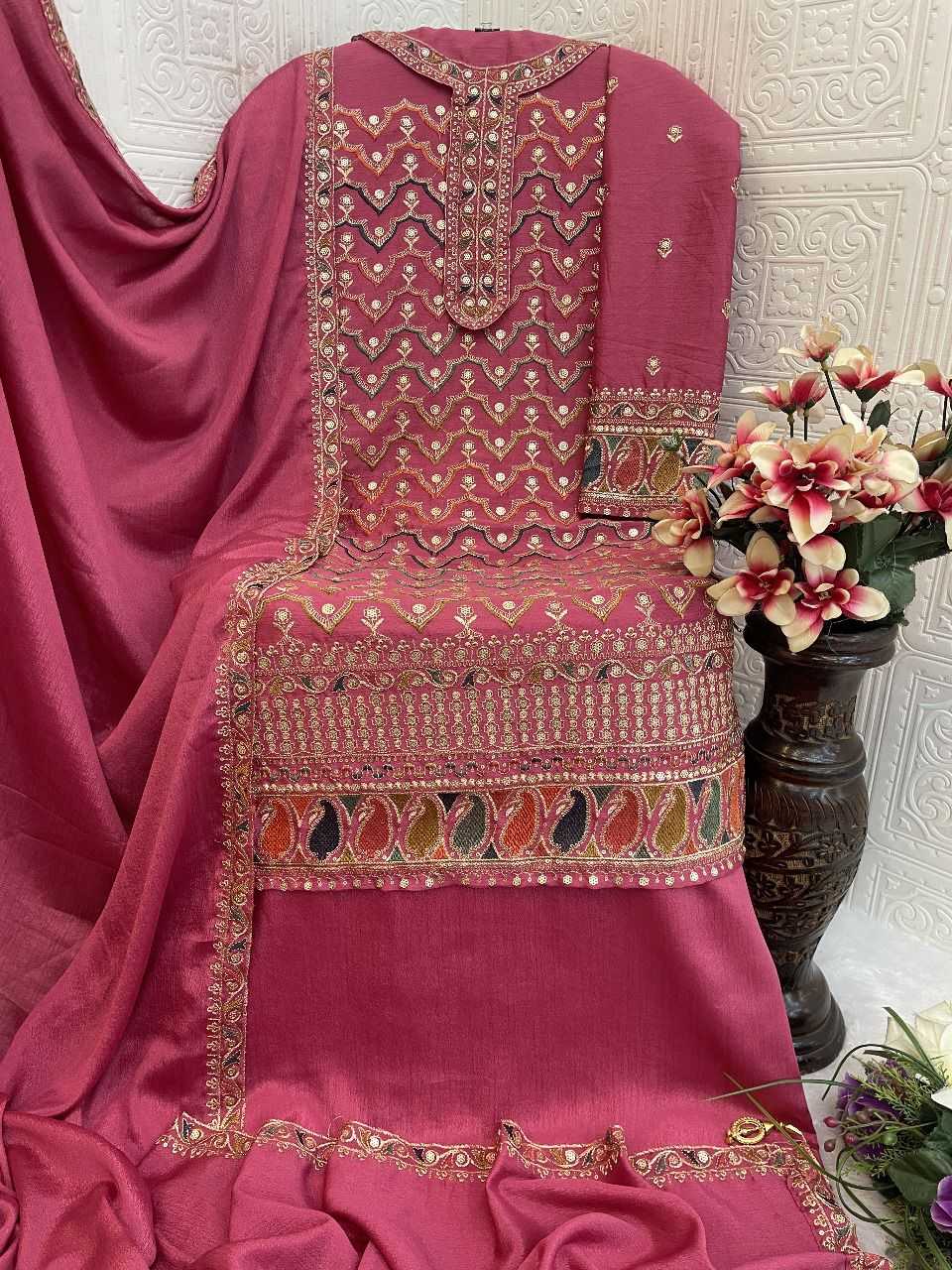YNF Wholesale Heavy Chinnon Silk Pakistani Suits KESH745 5101 | Surat Manufacturer