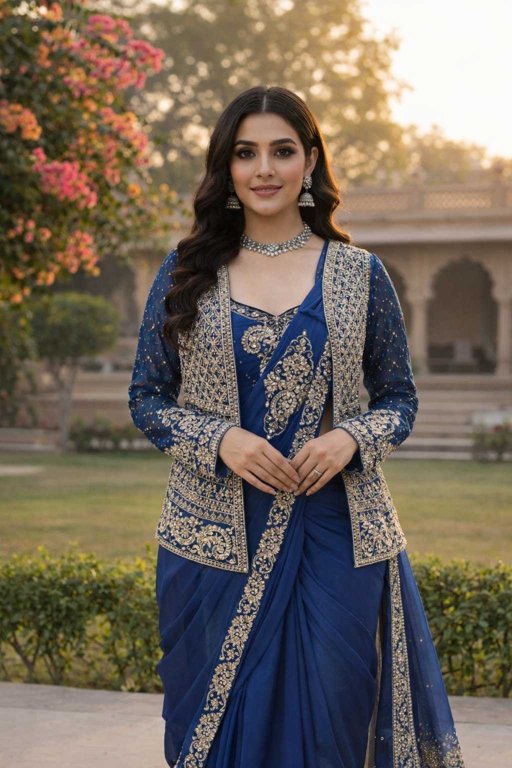 YNF Wholesale Heavy Crepe Ready To Wear Sarees KESH558 64 | Surat Manufacturer