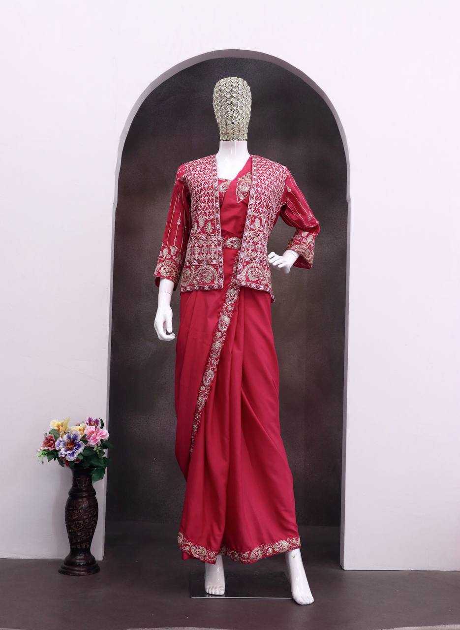 YNF Wholesale Heavy Crepe Ready To Wear Sarees KESH558 64 | Surat Manufacturer