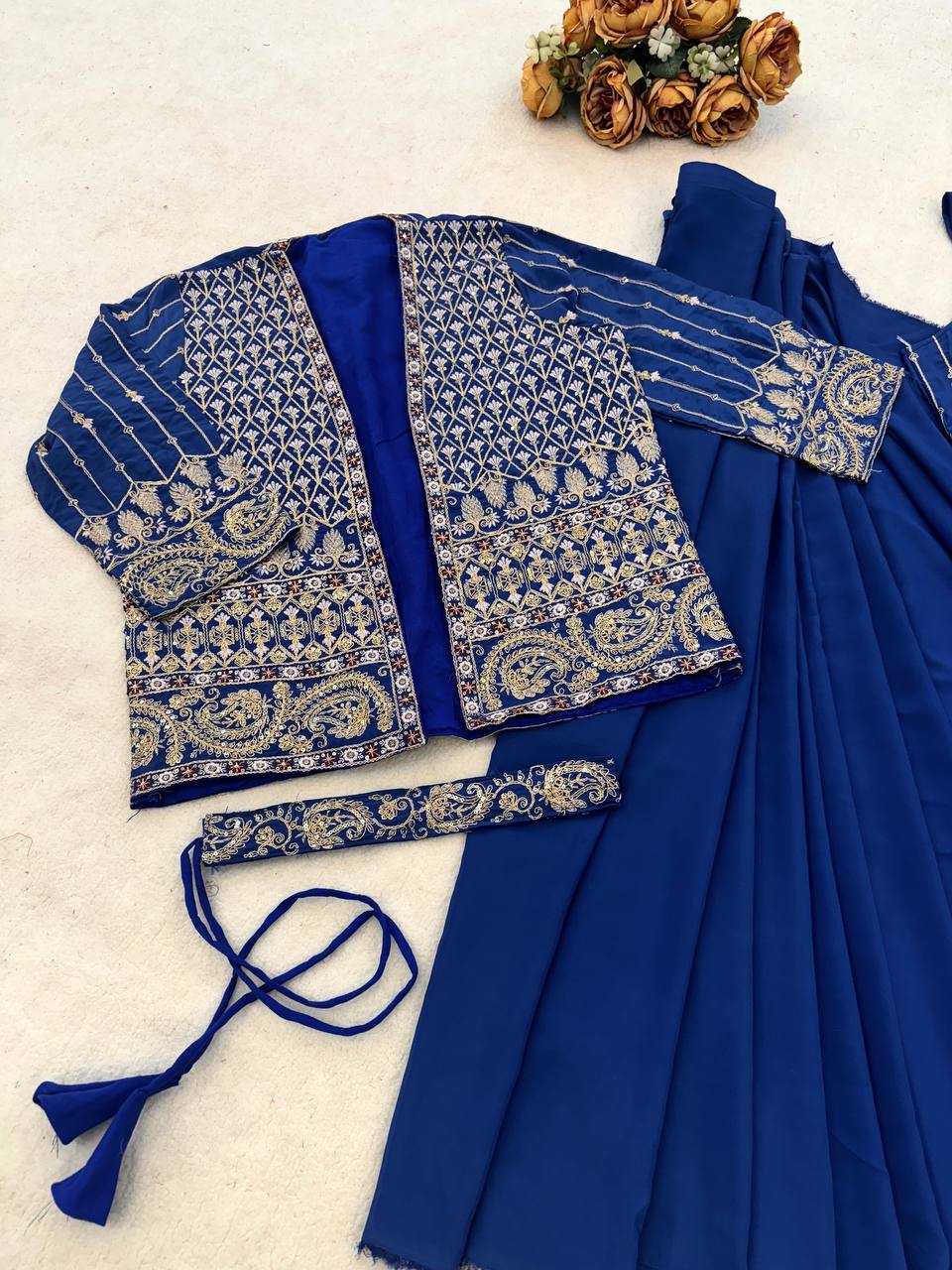 YNF Wholesale Heavy Crepe Ready To Wear Sarees KESH558 64 | Surat Manufacturer