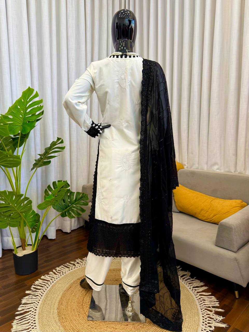 YNF Wholesale Heavy Crepe Georgette Suit RIN133 KD1593 | Surat Manufacturer
