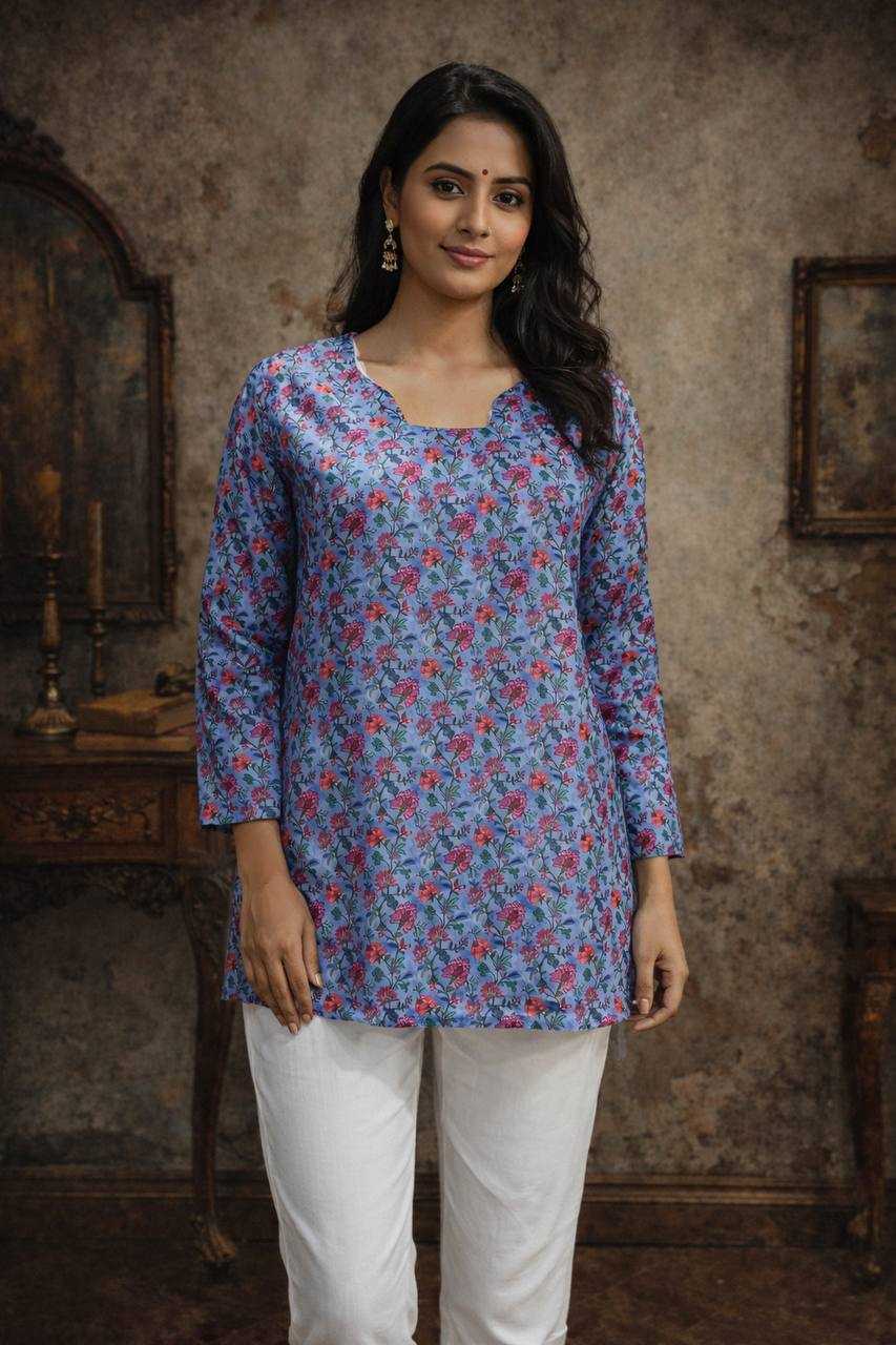 YNF Wholesale Heavy Maslin Cotton Casual Kurtis RIN227 RJ-15 | Surat Manufacturer