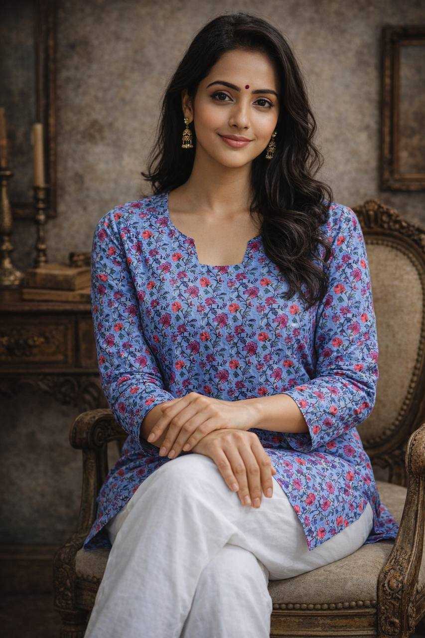 YNF Wholesale Heavy Maslin Cotton Casual Kurtis RIN227 RJ-15 | Surat Manufacturer