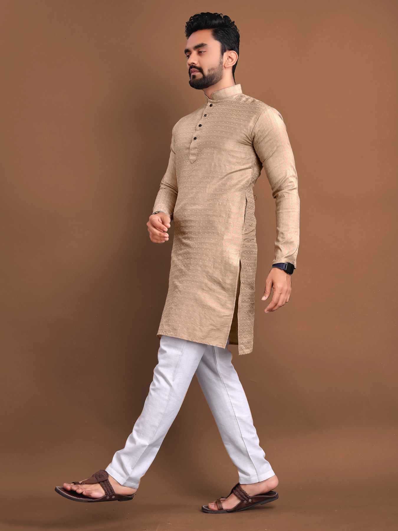 YNF Wholesale Jacquard Mens Kurtas KESH747 POSHAK | Surat Manufacturer