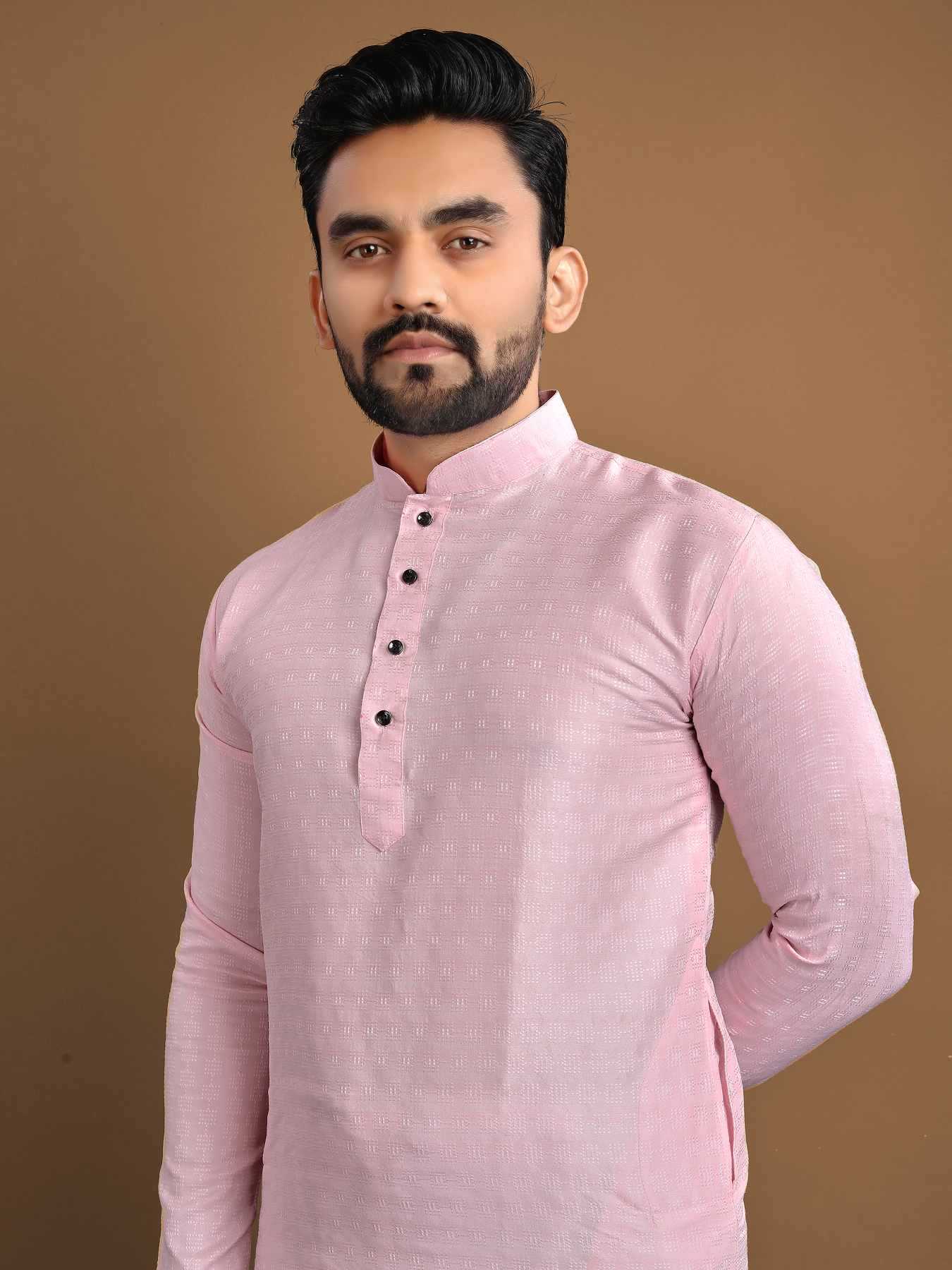 YNF Wholesale Jacquard Mens Kurtas KESH747 POSHAK | Surat Manufacturer
