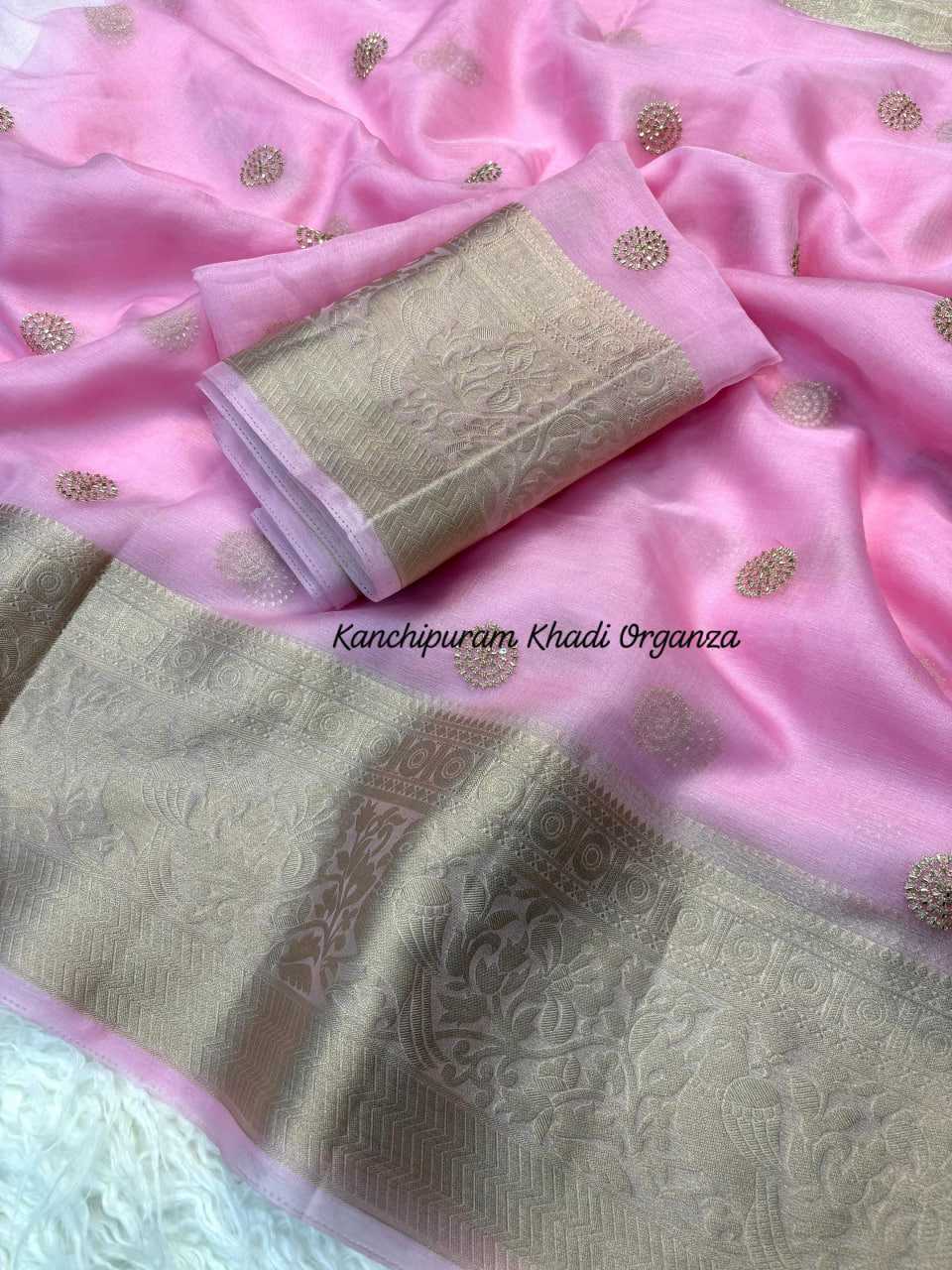 YNF Wholesale Khadi Organza Sarees KESH713 Epic Khadi | Surat Manufacturer