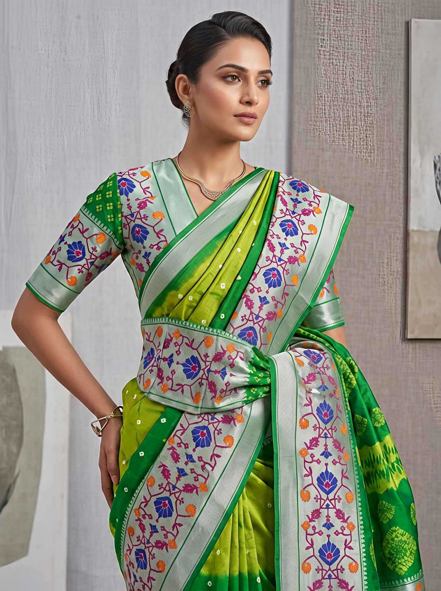 YNF Wholesale Kora Silk Kora Silk Sarees KESH673 GOLD DUST BRASSO | Surat Manufacturer