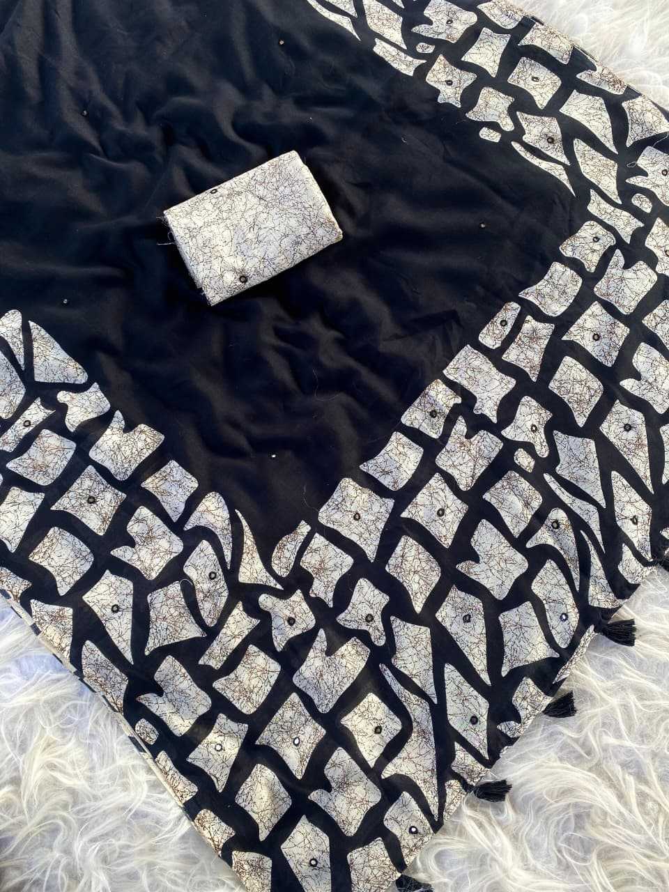 YNF Wholesale Linen Mirror Work Saree KESH249 1038 | Surat Manufacturer